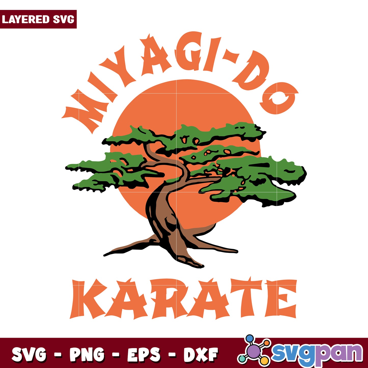 Miyagi-Do Karate SVG Design, perfect for crafting and projects