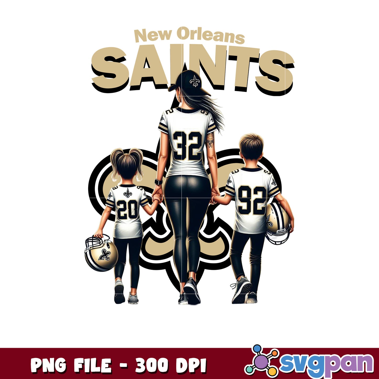 Mommy team new orleans saints png, super bowl 2025 png, nfl american football png