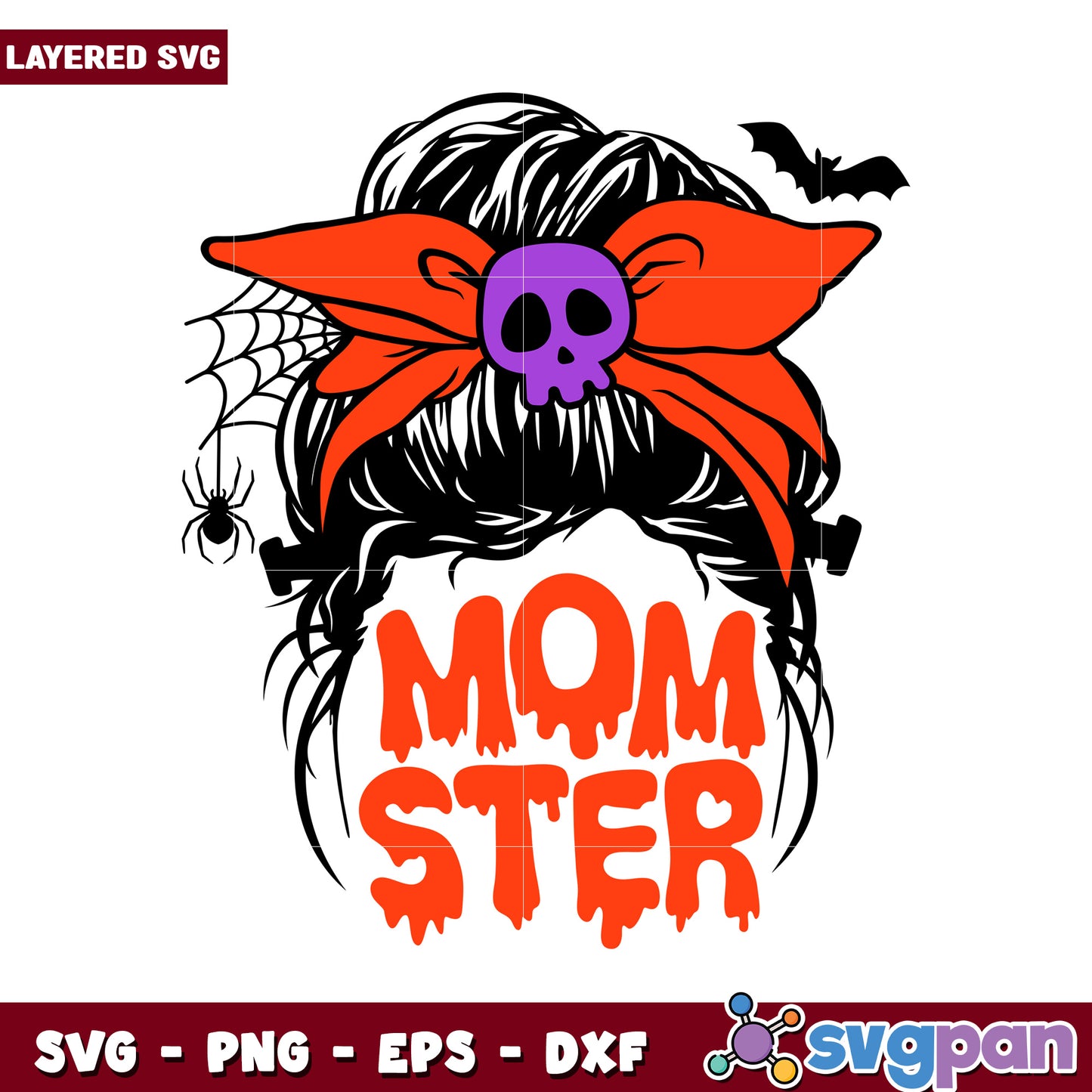 Momster Halloween Design for Moms, Perfect for DIY Crafts and Gifts