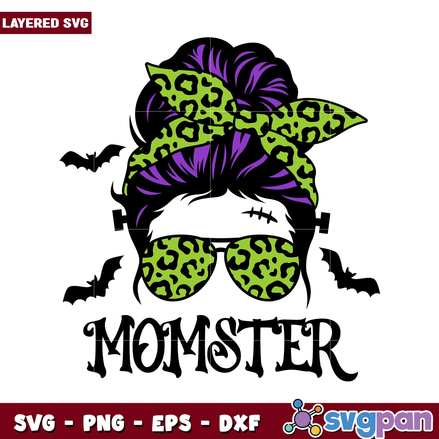 Momster Halloween SVG Design, Perfect for Creative Projects and Crafts