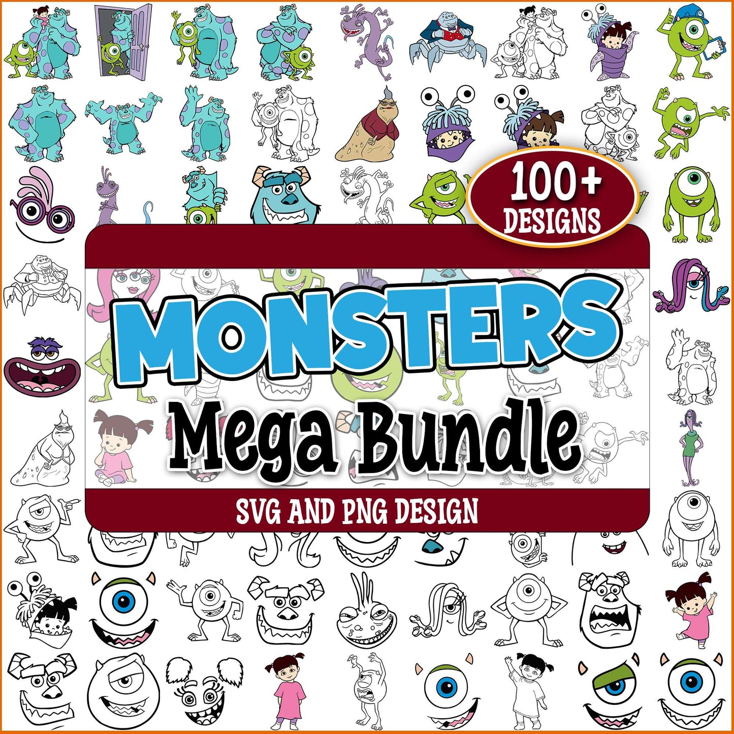 Monster set svg bundle