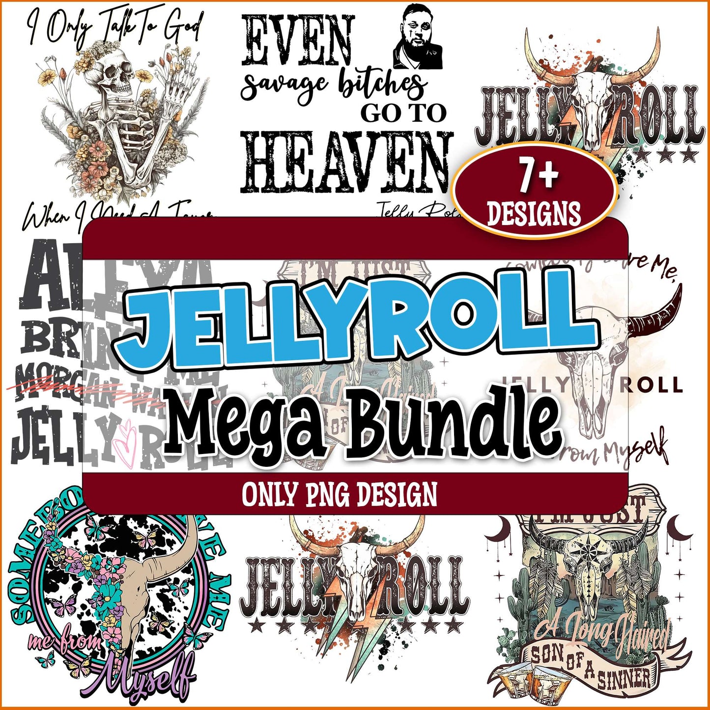 Morgan wallen art png bundle