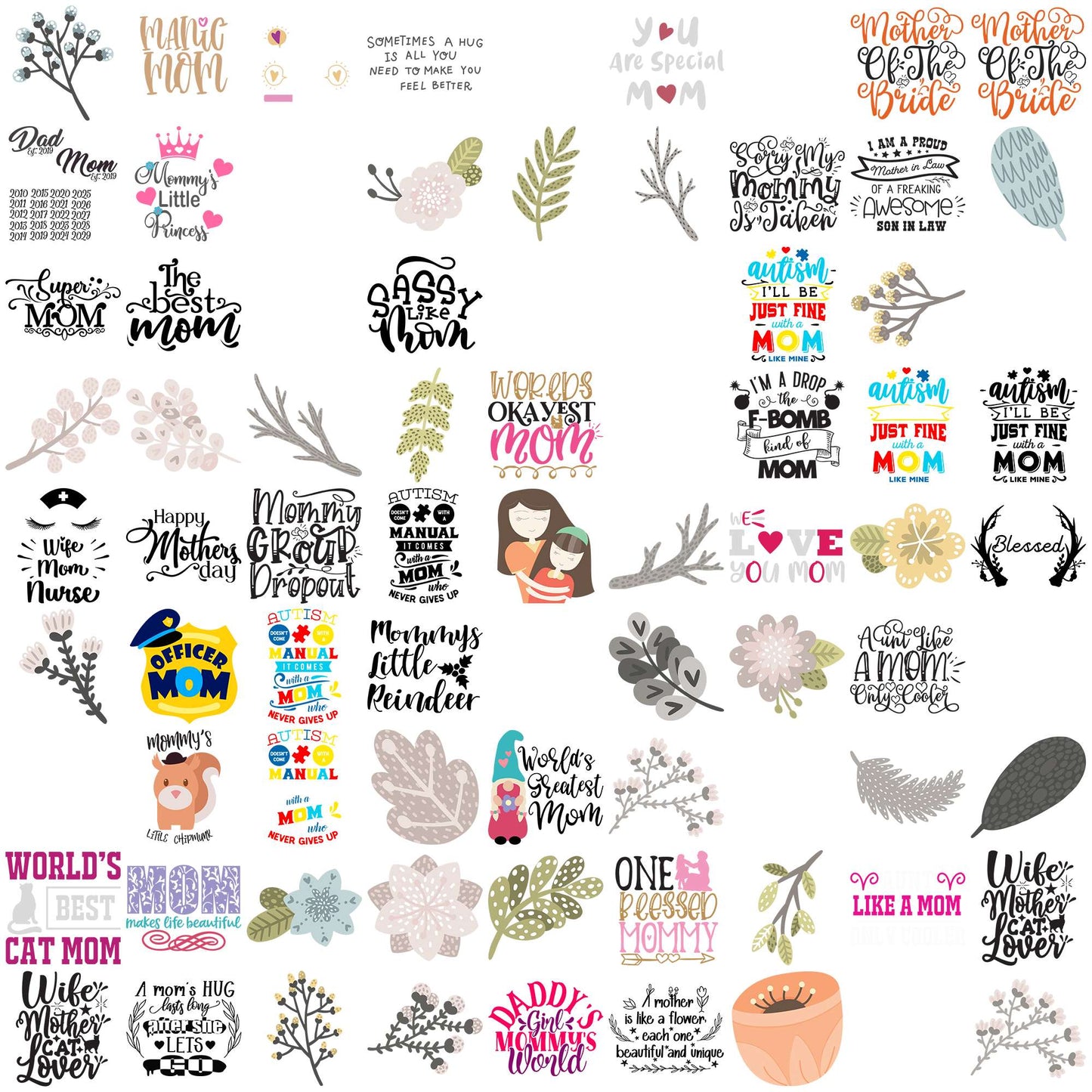 Mother quotes svg bundle, mother day svg, mother day 2025 svg