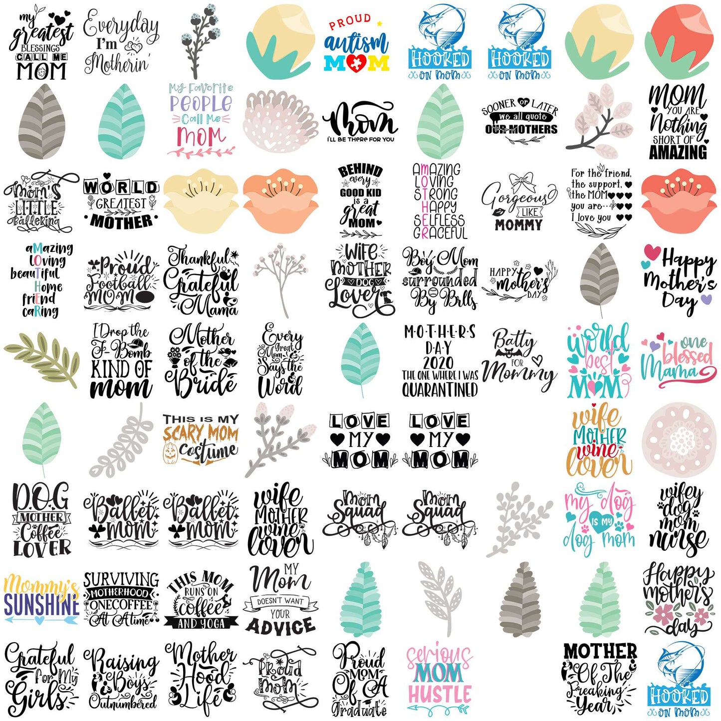 Mother quotes svg bundle, mother day svg, mother day 2025 svg