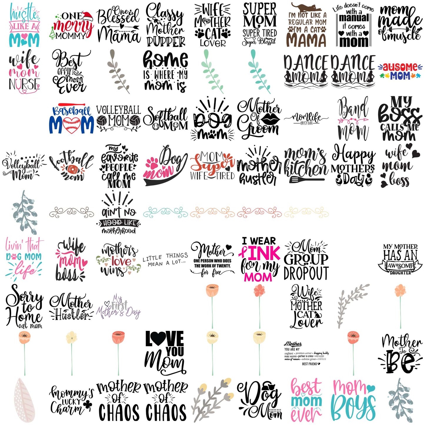 Mother quotes svg bundle, mother day svg, mother day 2025 svg