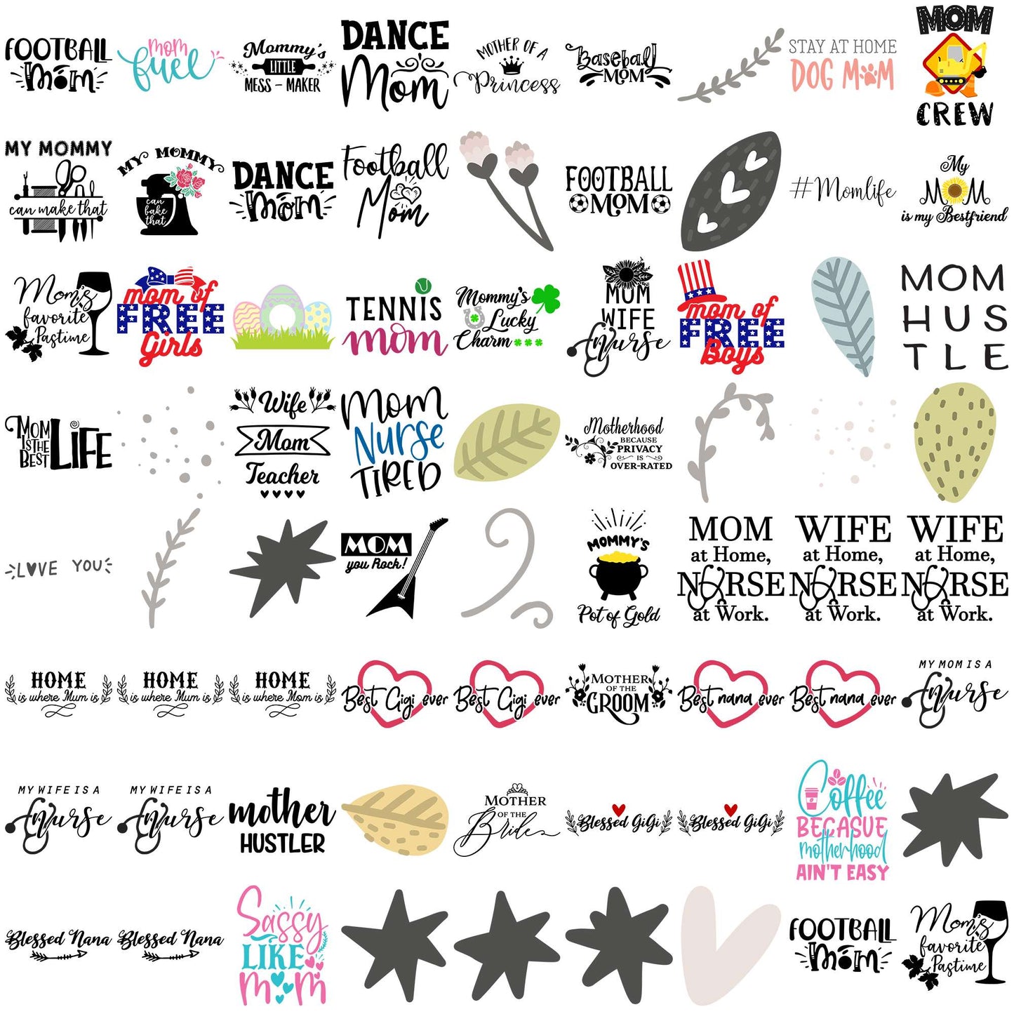 Mother quotes svg bundle, mother day svg, mother day 2025 svg
