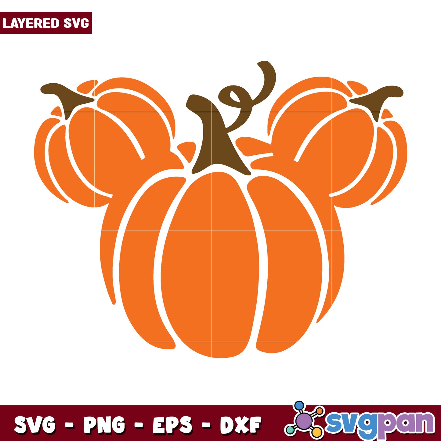 Mouse head pumpkins svg, halloween costumes svg, trick or treat svg