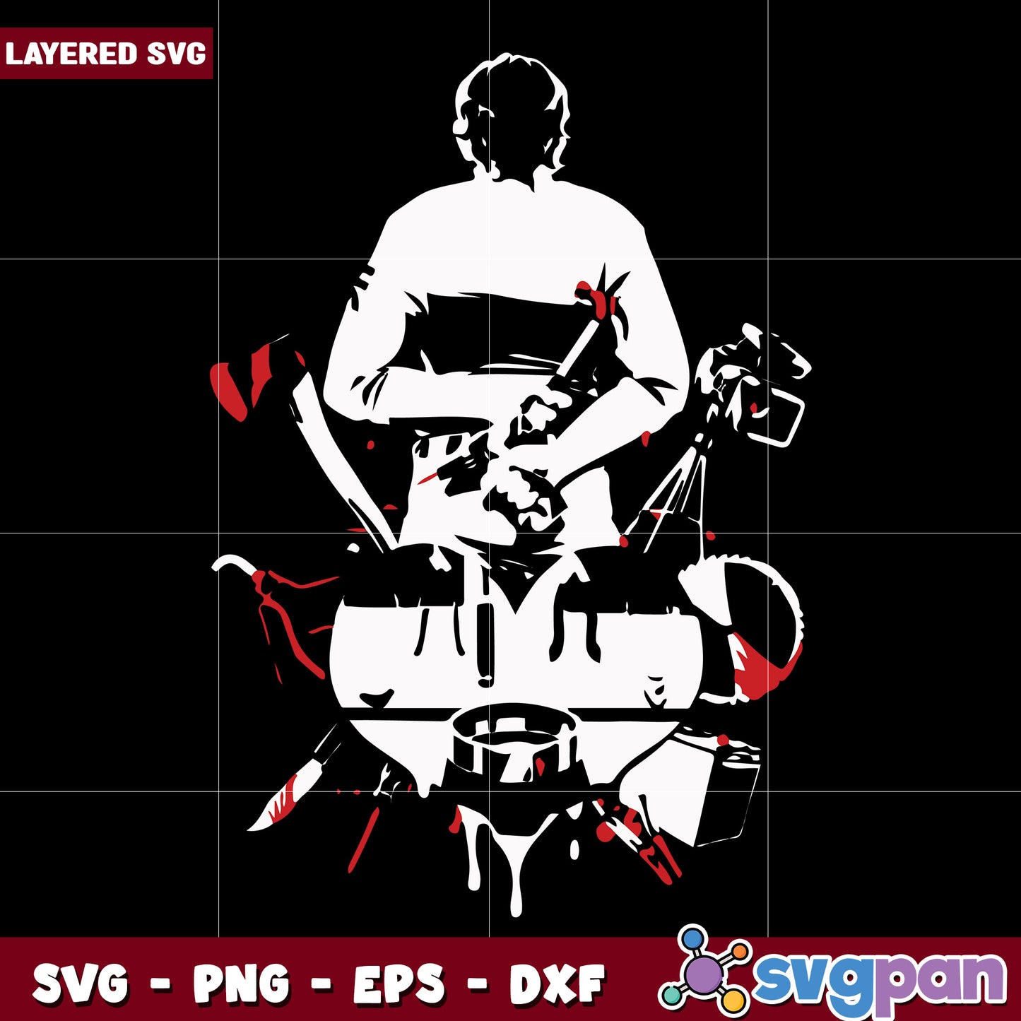 Murder Weapons Basement svg, happy halloween svg, spooky season svg