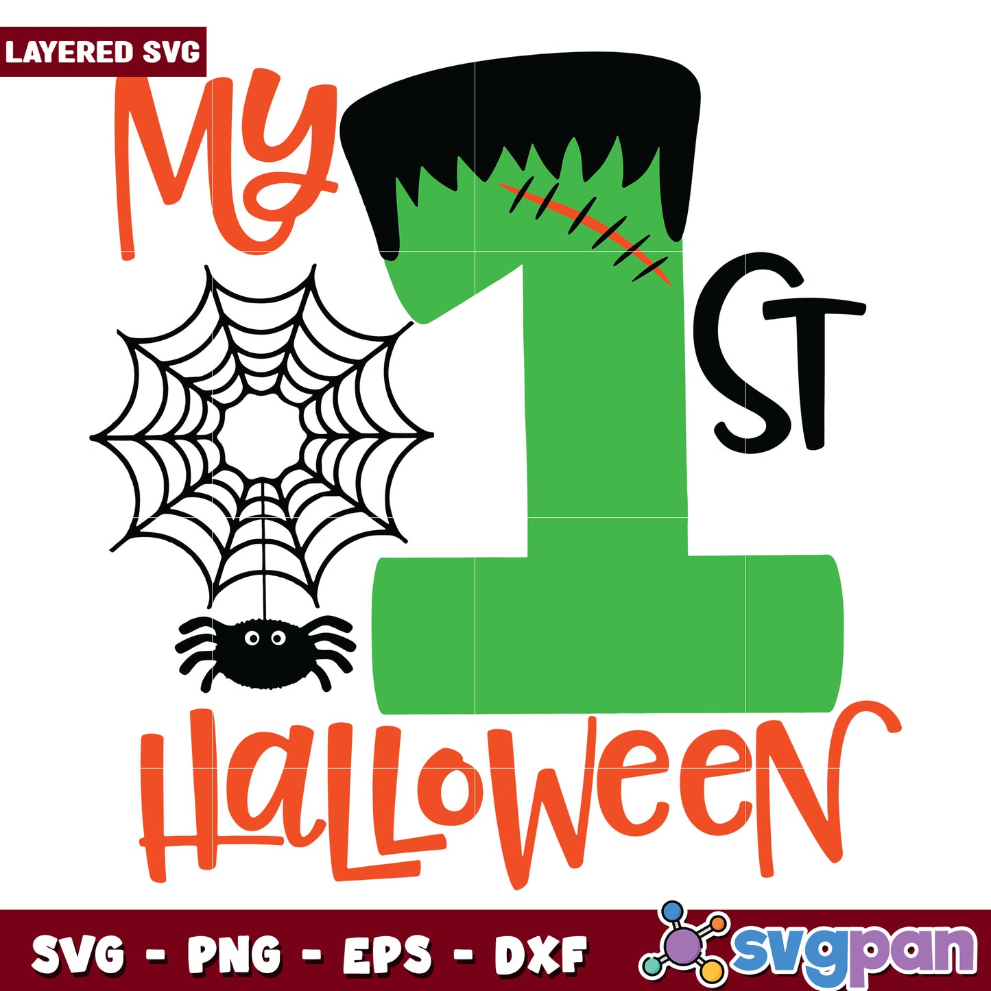 My 1st hallowen svg, happy halloween svg, spooky season svg