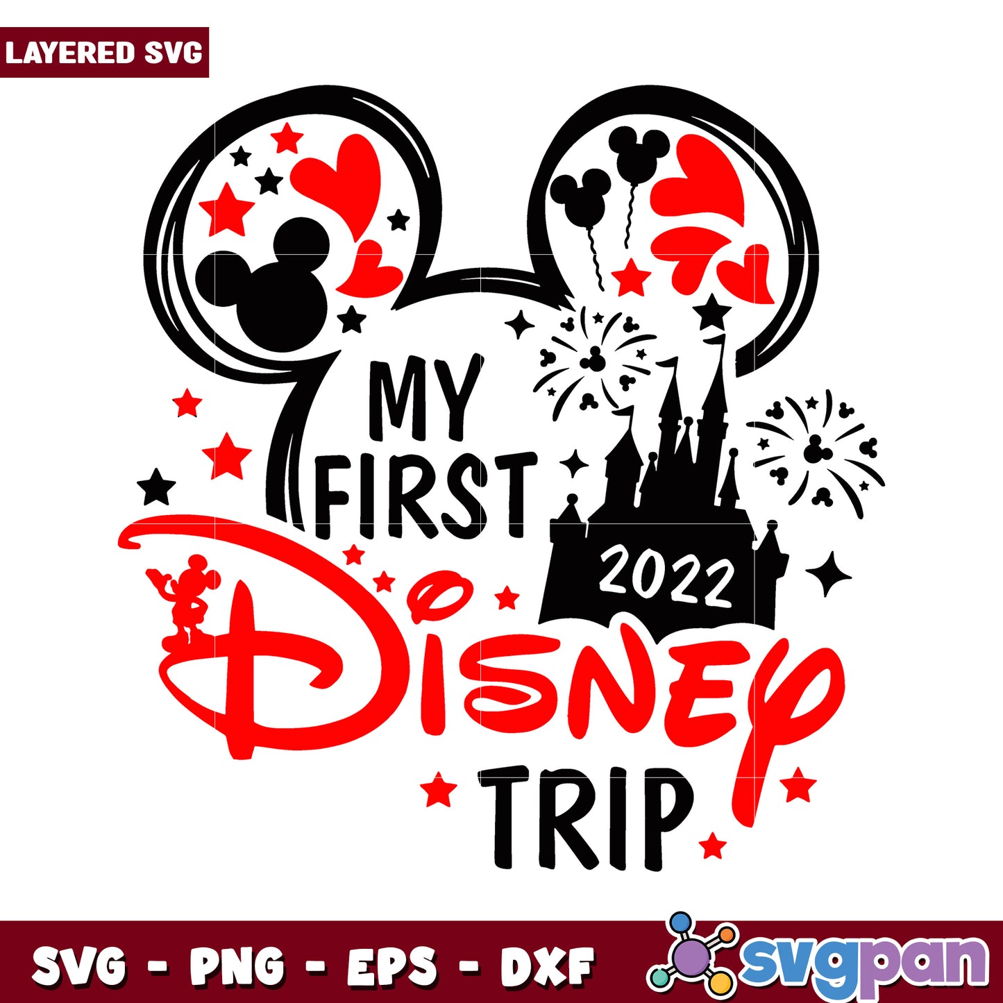 My First Disney Trip SVG Design, Perfect for 2022 Memories