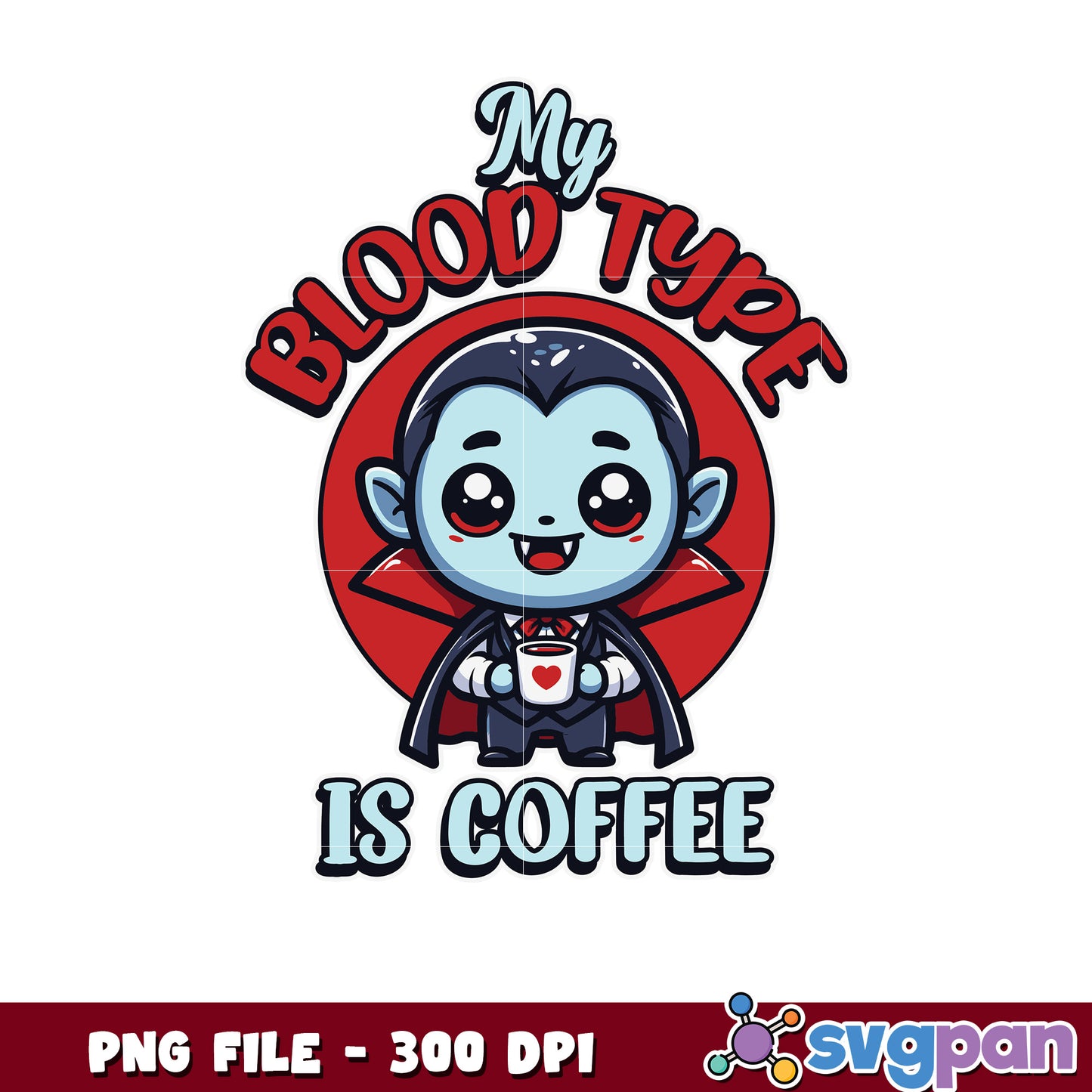 My blood type is coffee png, halloween candy png, halloween quotes png