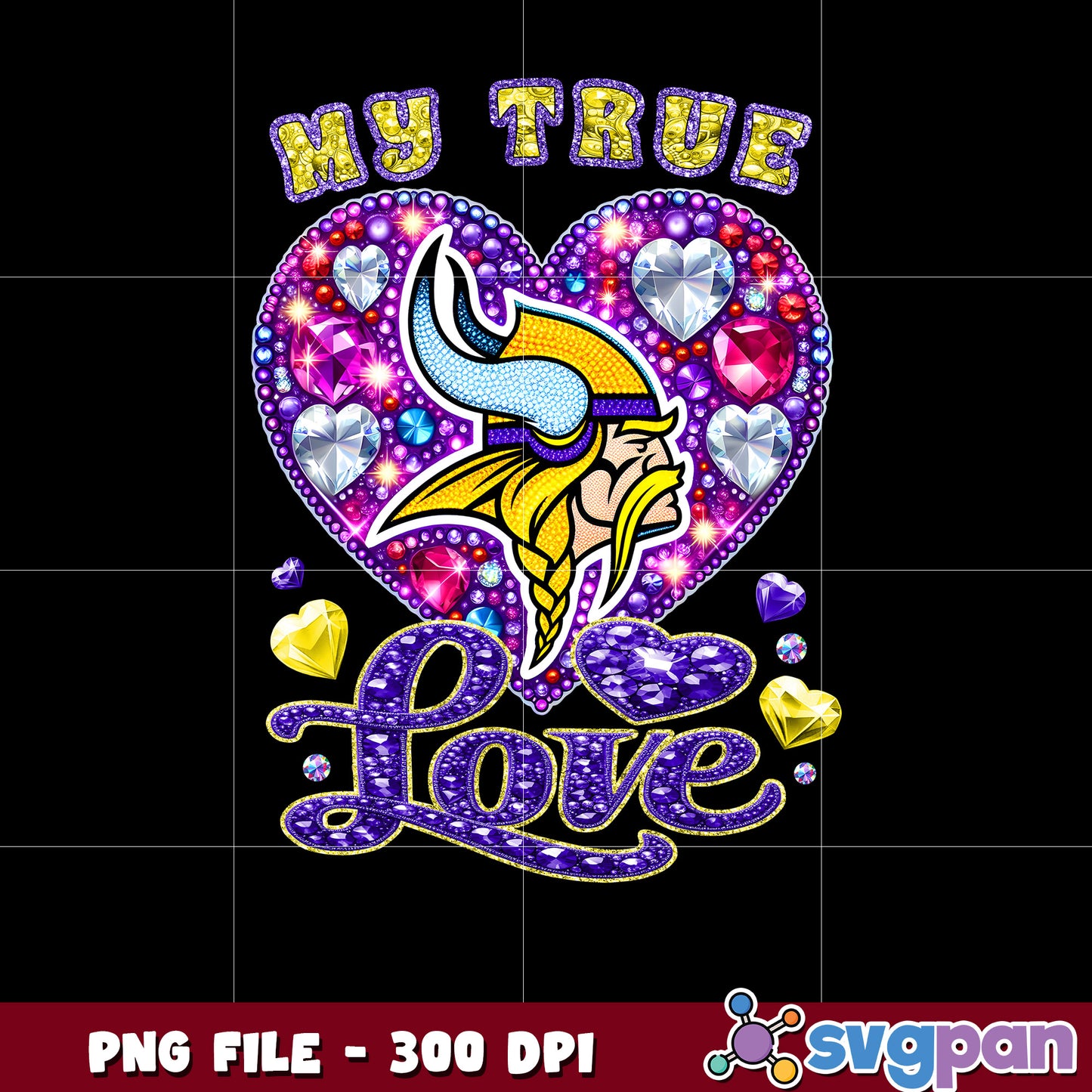 My true heart minnestota vikings png, nfl teams 2025 png, nfl vikings shirt png