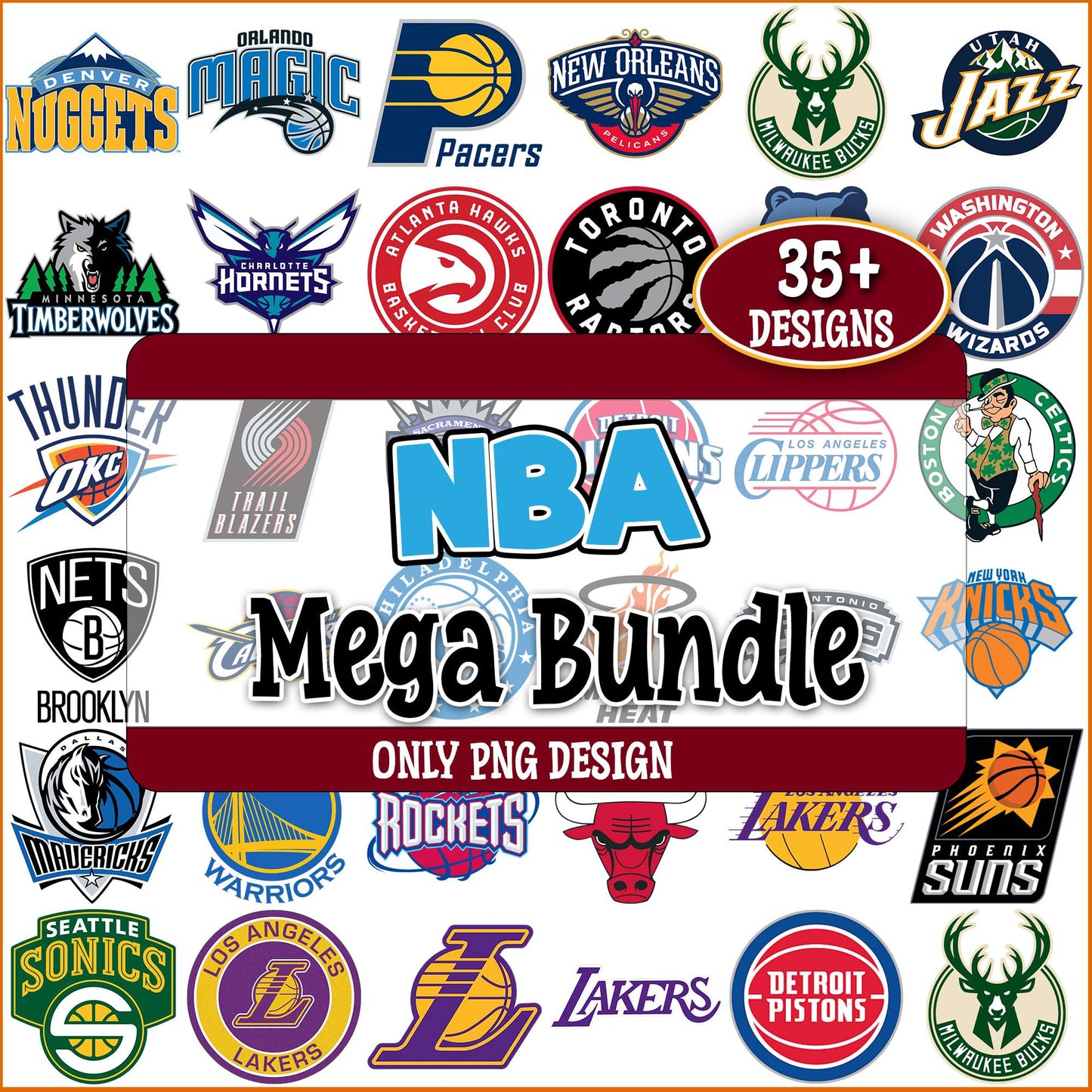 NBA logo png bundle