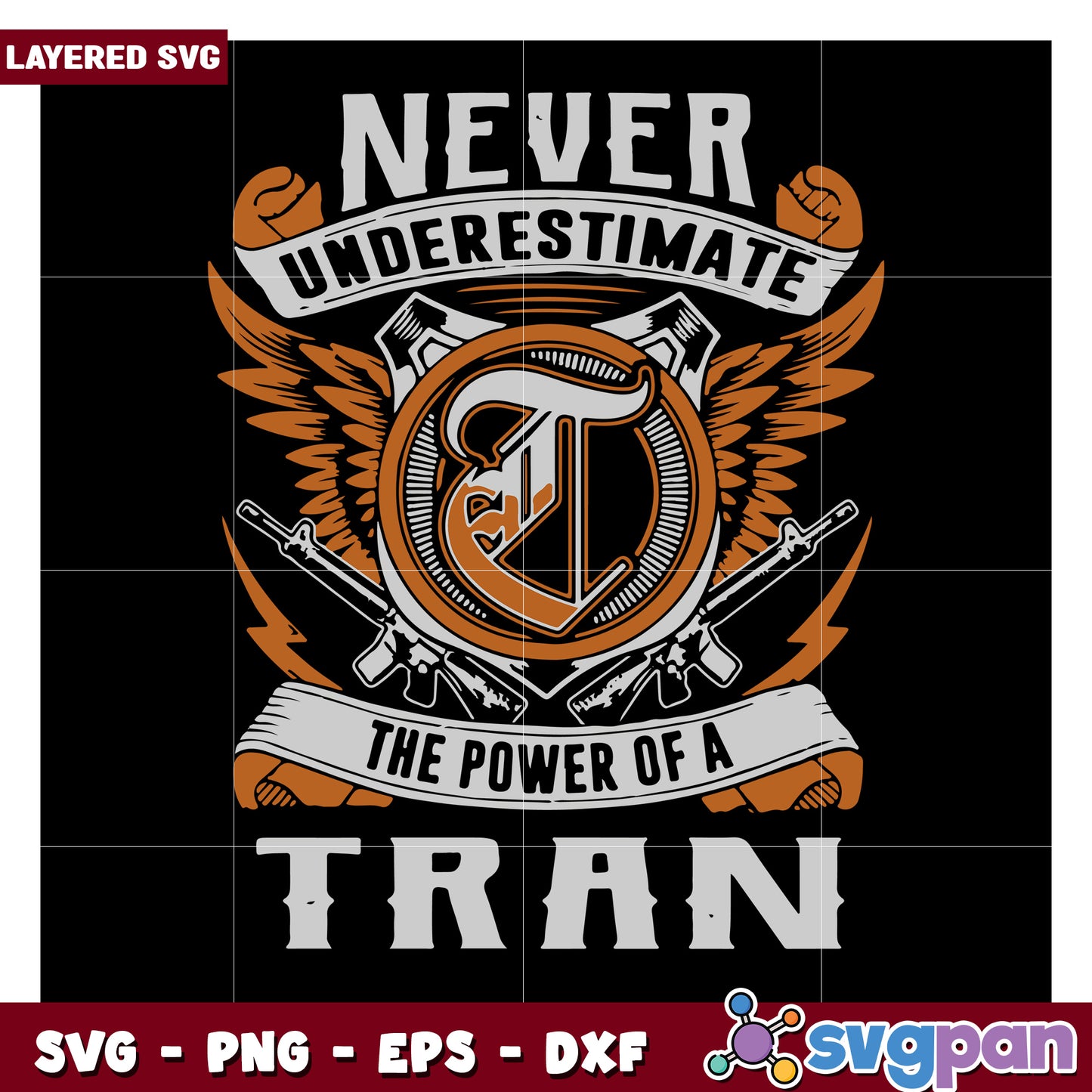 Never Underestimate the Power of a Tran SVG Product, Layered Design