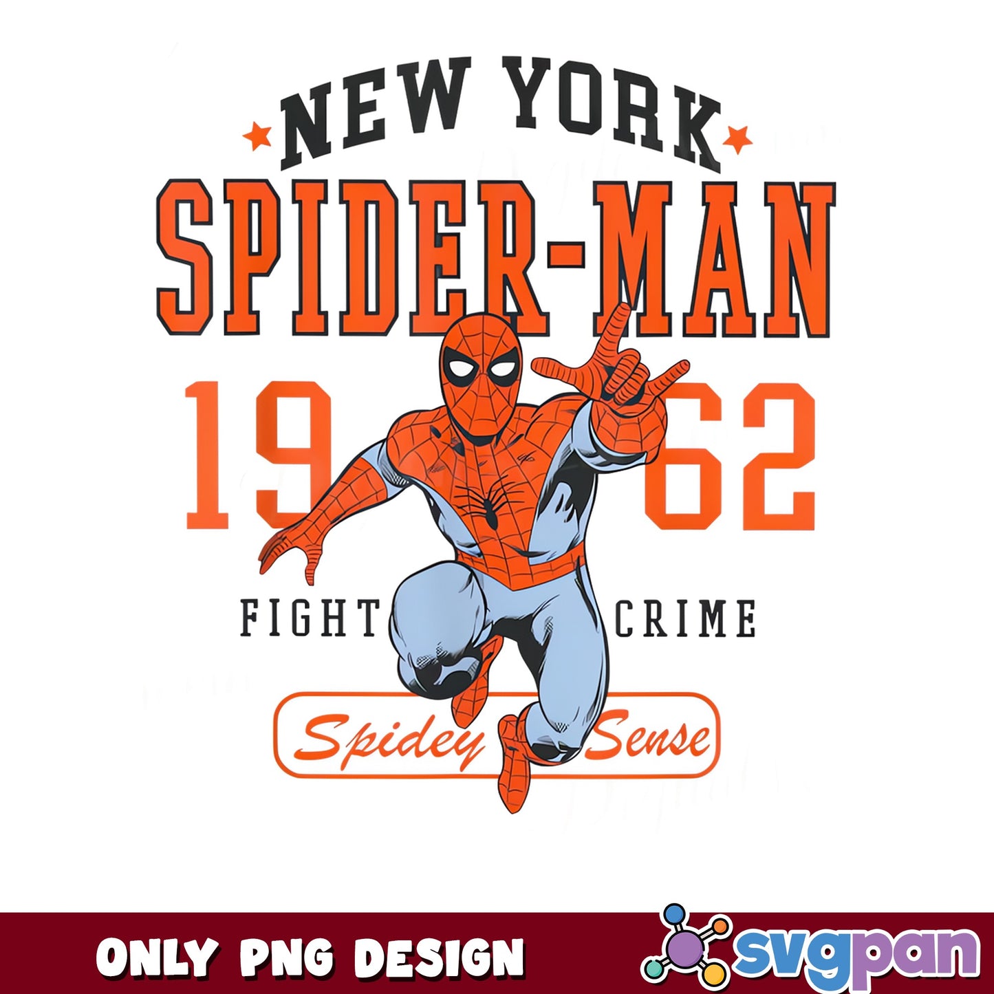 New York Spider-Man Spidey Sense PNG, Marvel PNG, Superhero PNG