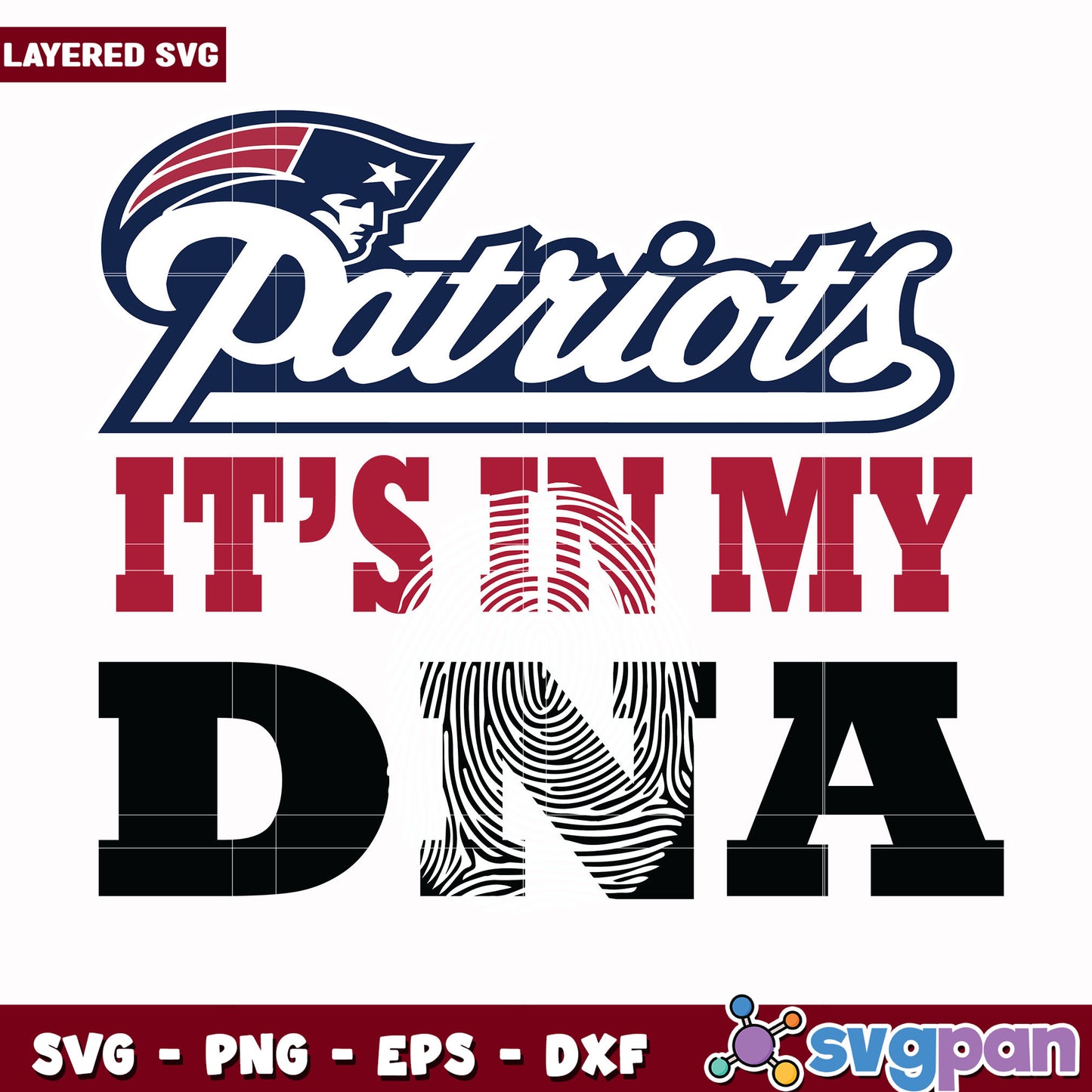 New england patriots its my dna svg, nfl network svg, nfl patriots svg