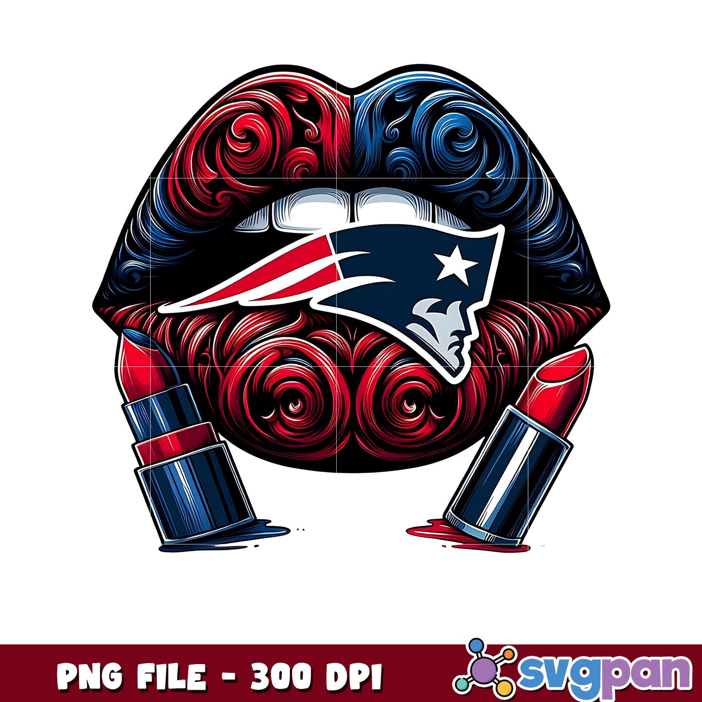 New england patriots lips png, nfl players png, nfl playoffs png