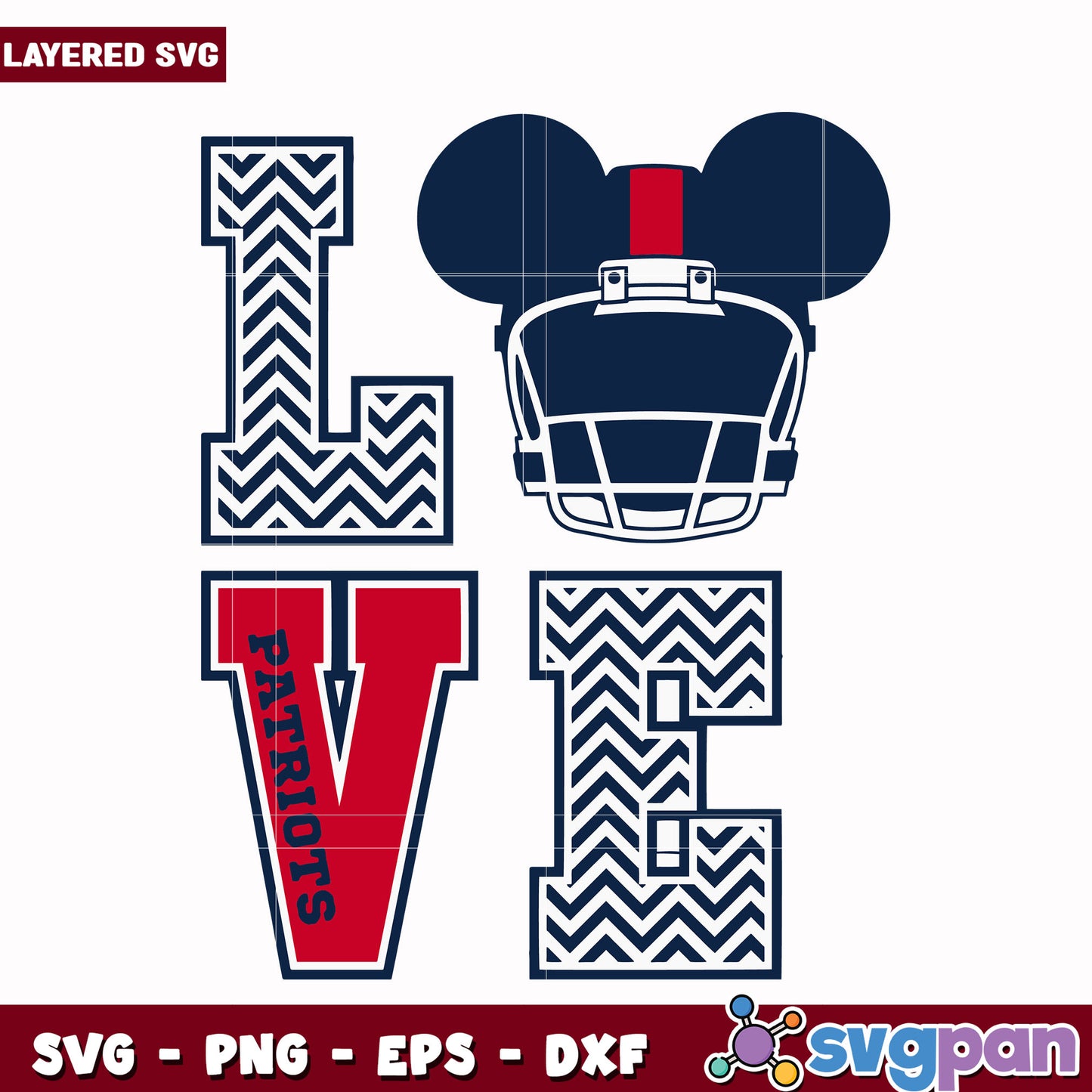 New england patriots love svg, nfl network svg, nfl patriots svg