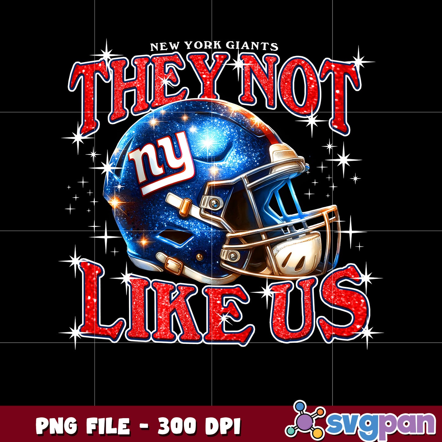 New york giants they not like us helmet design png, american rugby png, nfl teams png