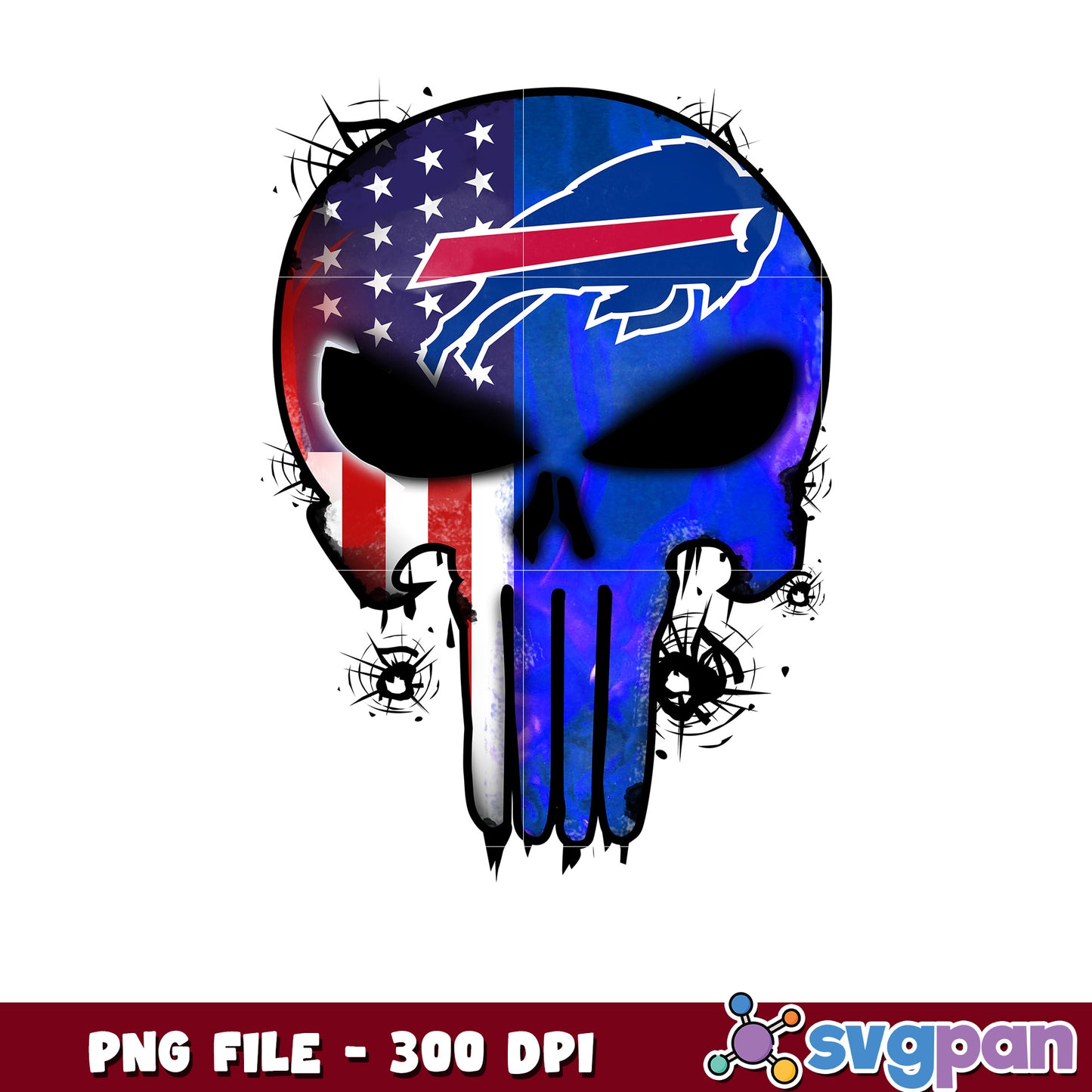 Nfl buffalo bills skull design png, national football league 2025 png, nfl png