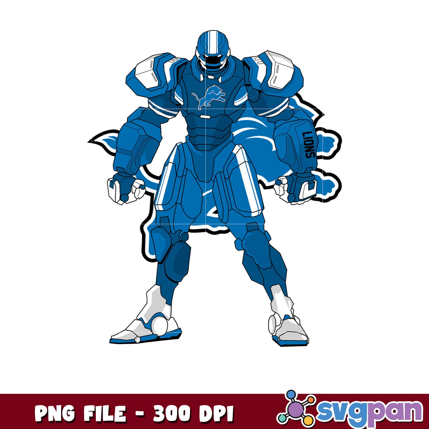 Nfl detroit lions lobot logo png, national football league png, nfl games png