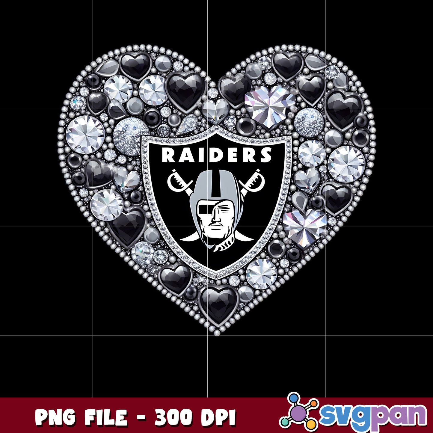 Nfl diamond heart las vegas raiders png, super bowl 2025 png, national football league png