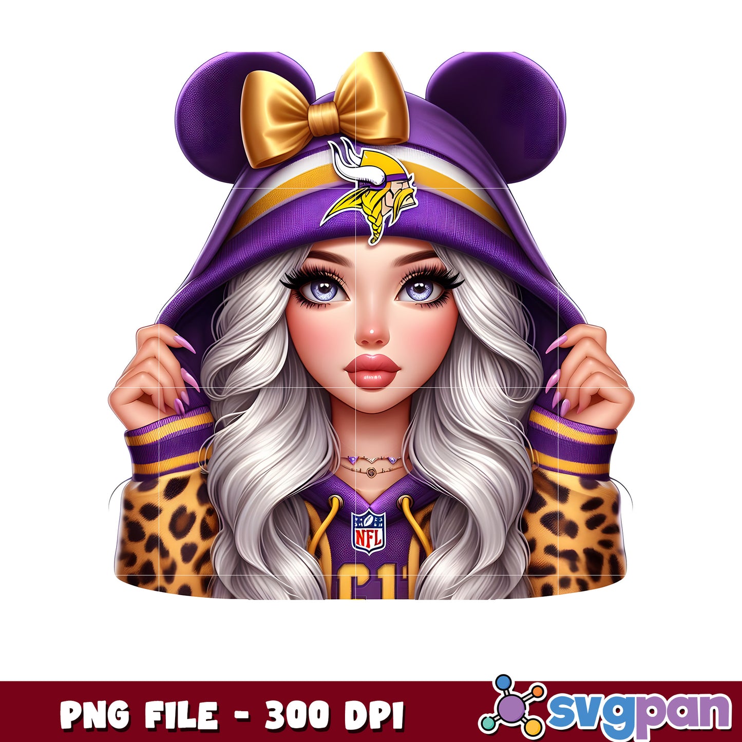 Nfl football slay girl minnesota vikings png, national football league png, nfl games png