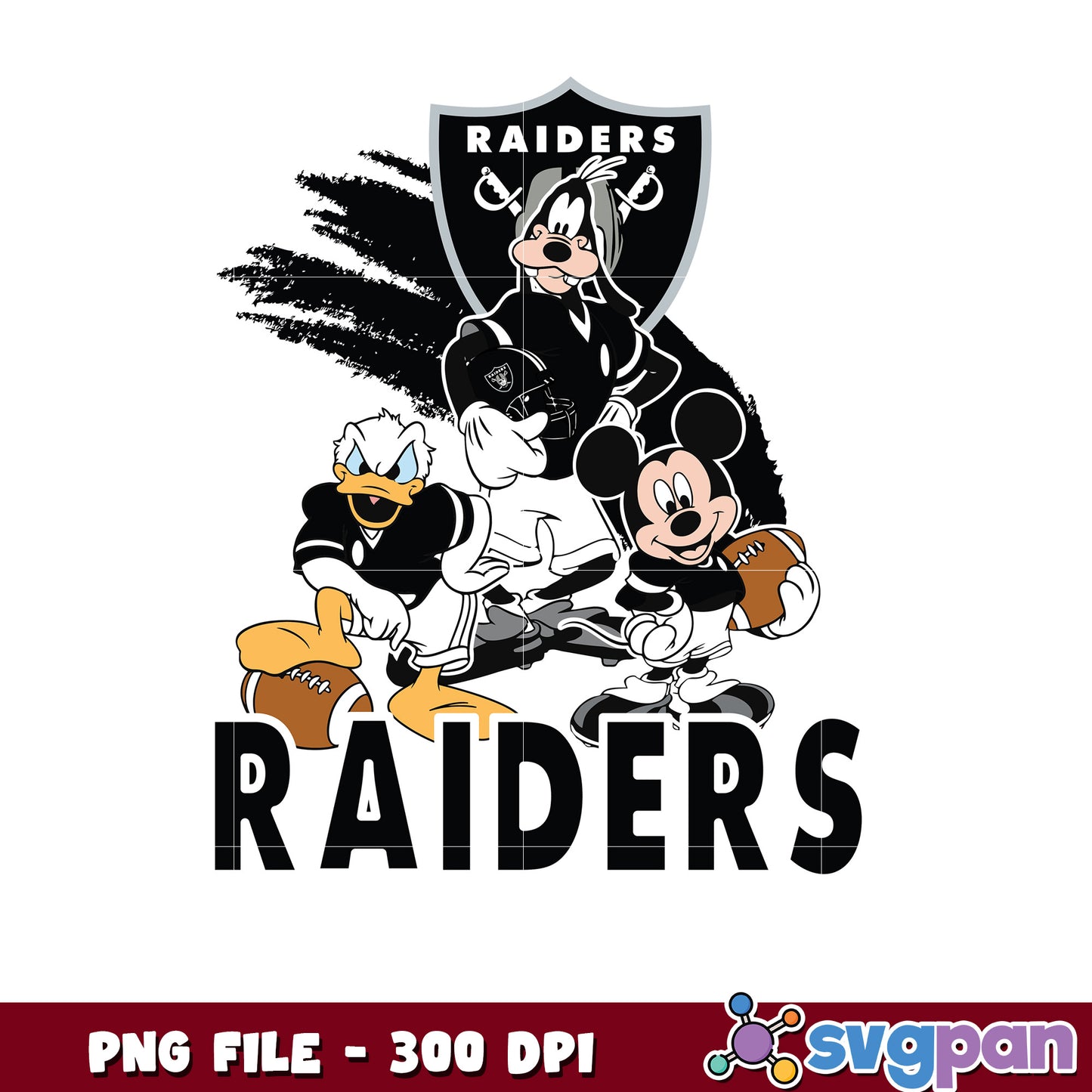Nfl mickey mouse las vegas riders png, nfl team logo png, national football league png