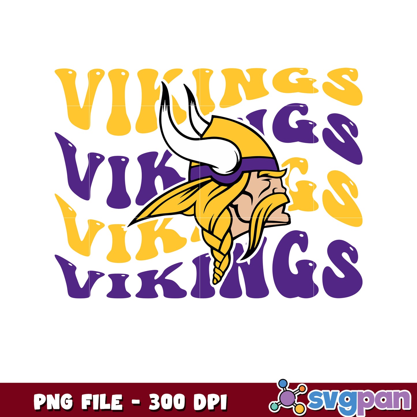 Nfl minnesota vikings waves design png, nfl games 2025 png, nfl teams png