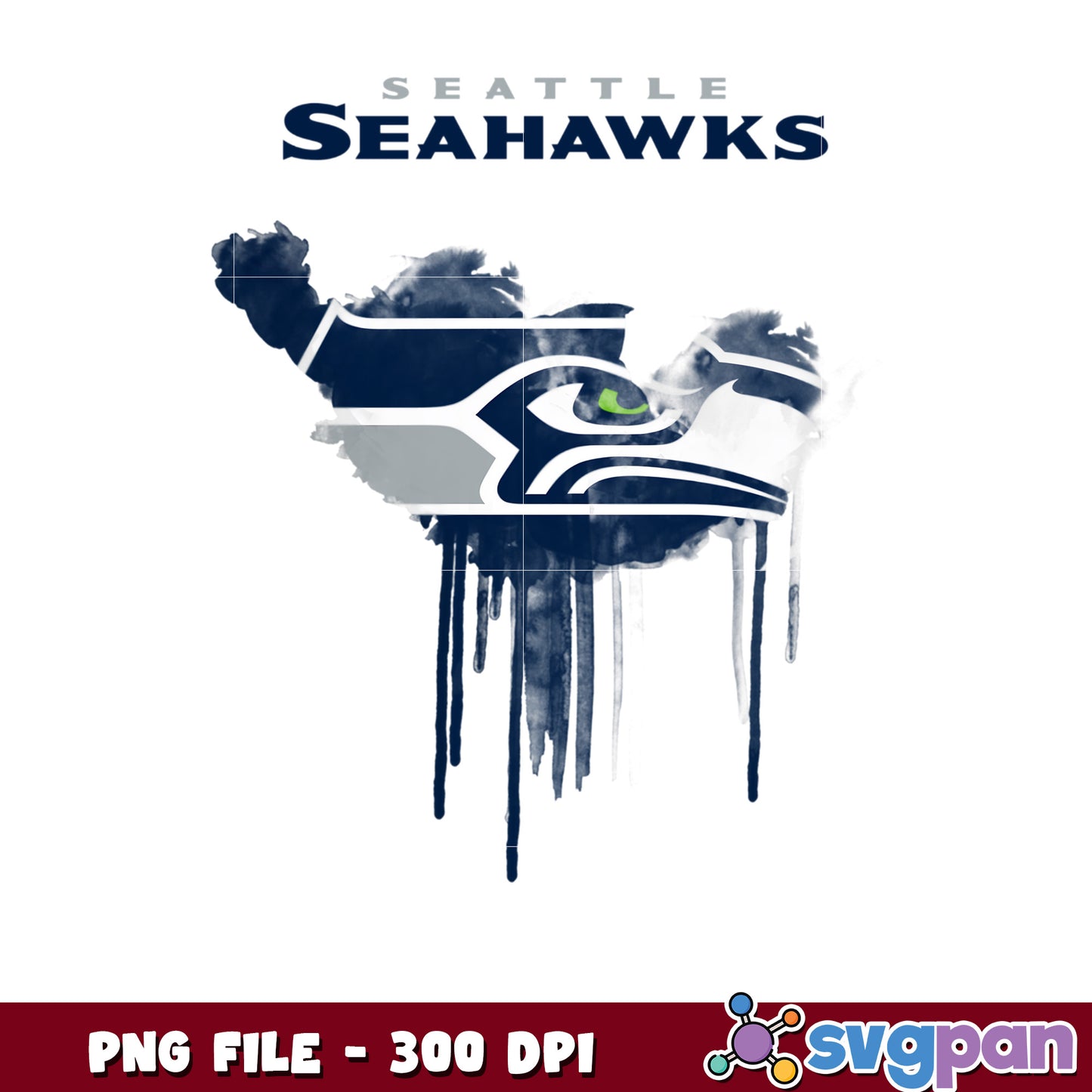 Nfl paint drip seattle seahawks png, nfl teams 2025 png, national football league png