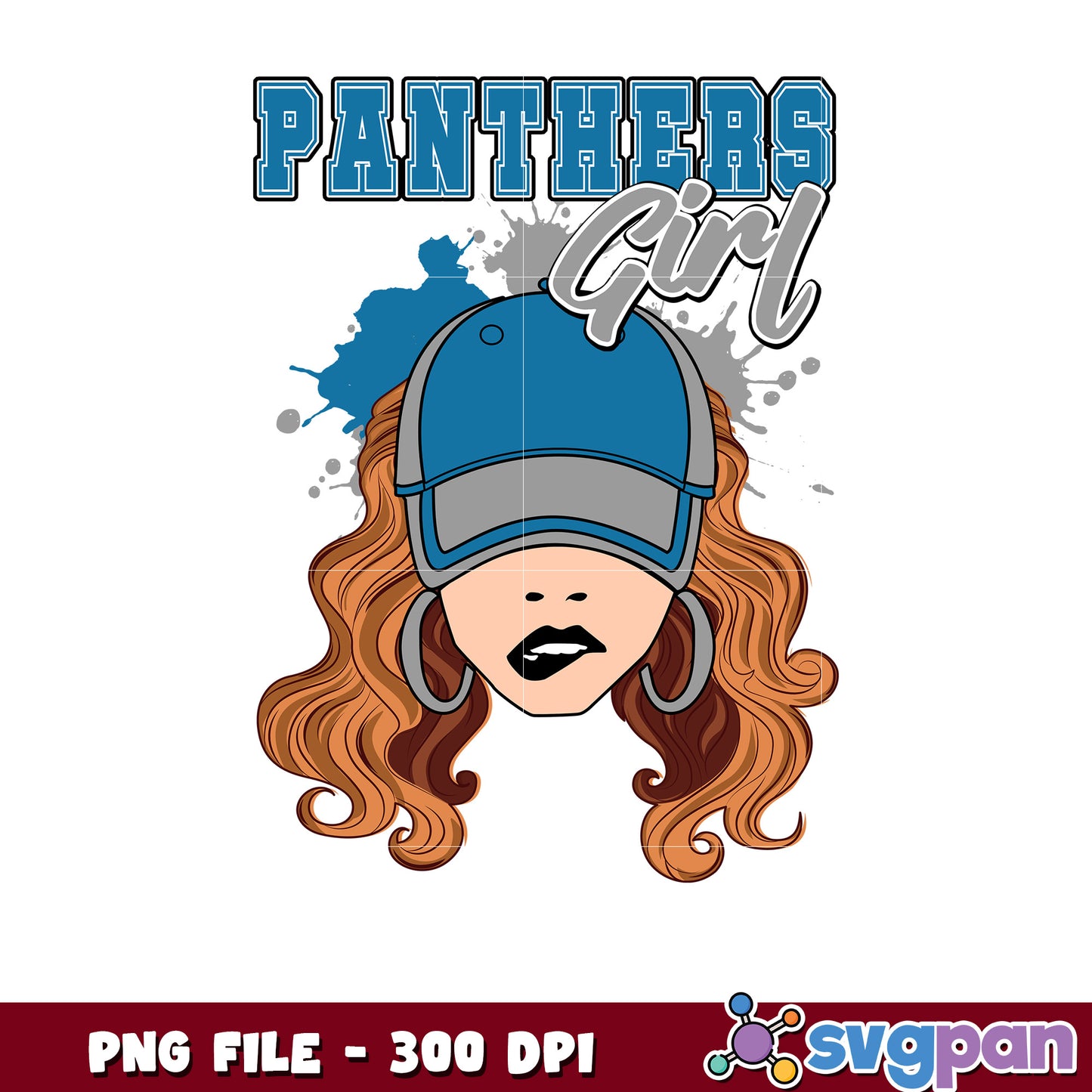 Nfl panthers girl hat design png, nfl american football png, nfl logos png