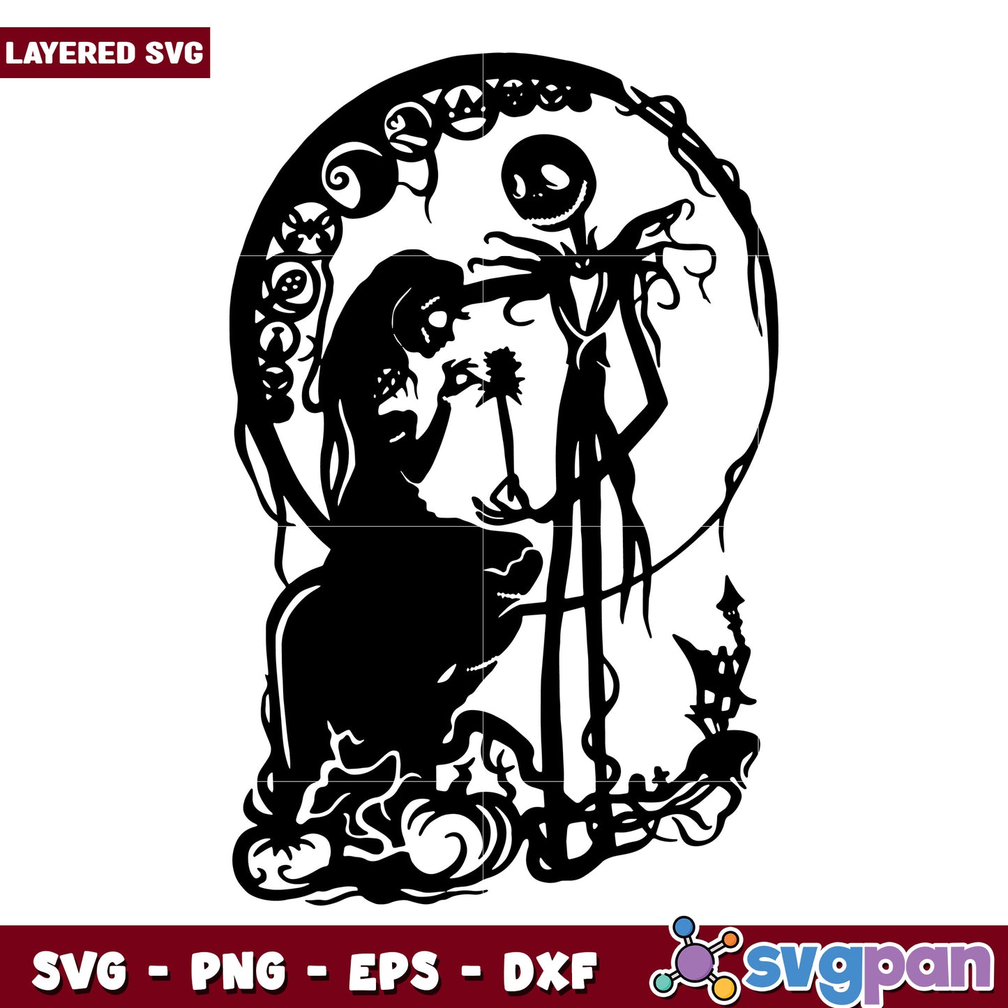 Nightmare Before Halloween svg, happy halloween svg, spooky season svg