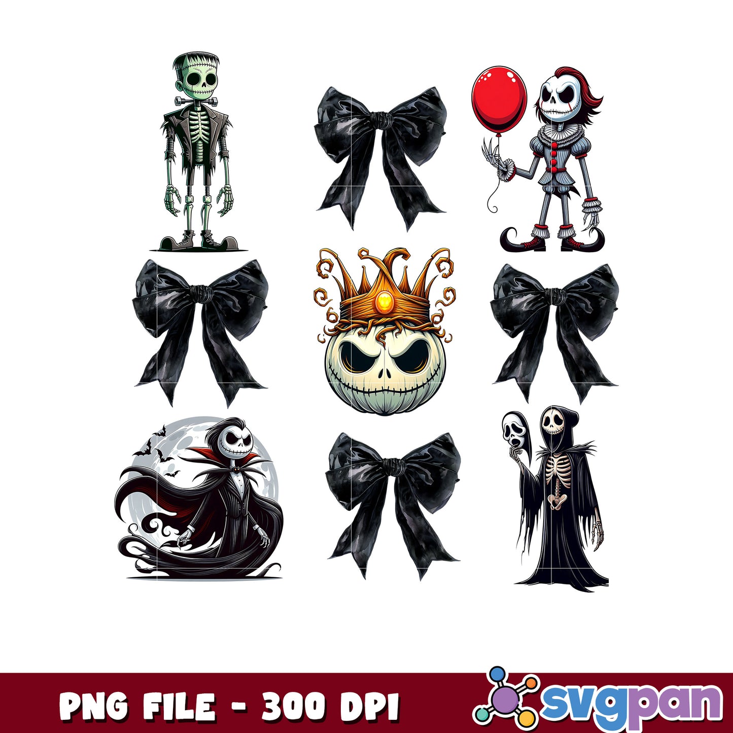 Nightmare before halloween png, spooky vacation png, avengers decorations png