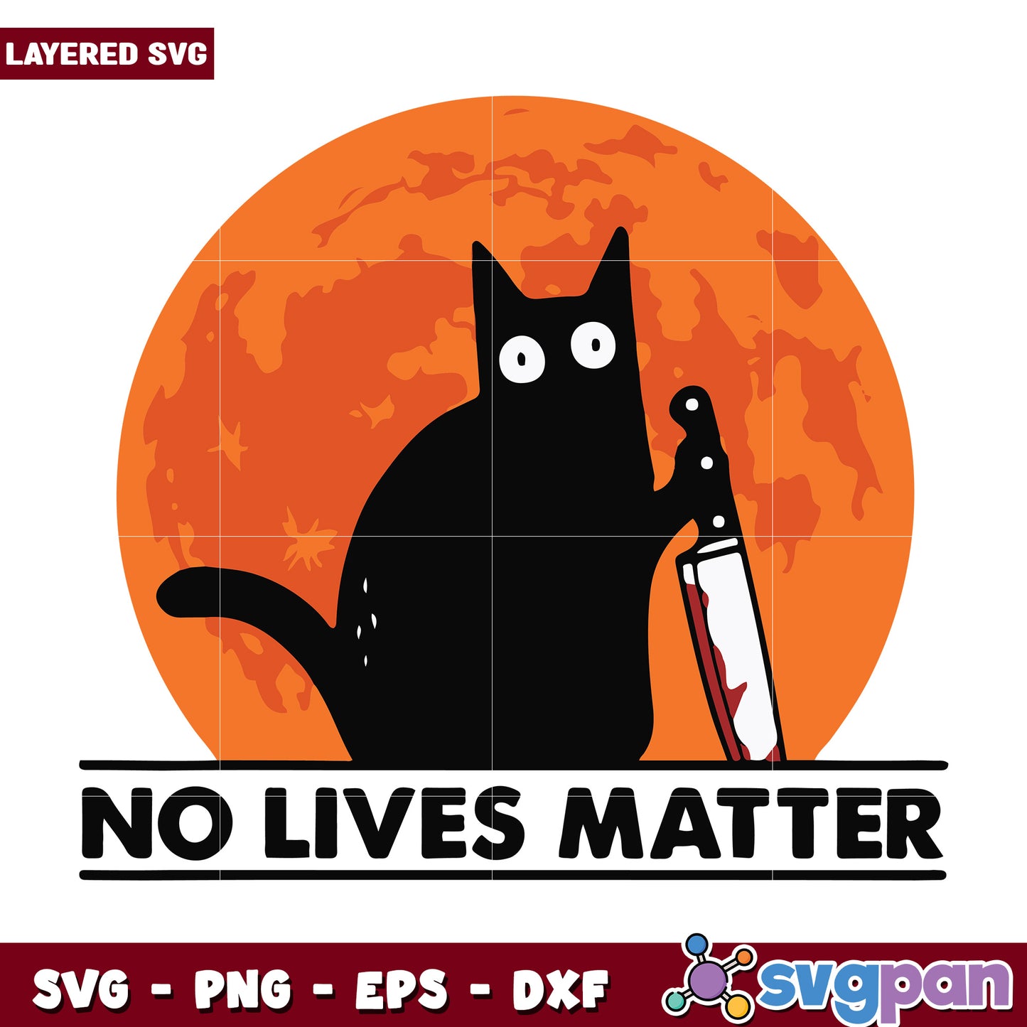 No lives matter black cat svg, halloween toys svg, halloween vacation svg