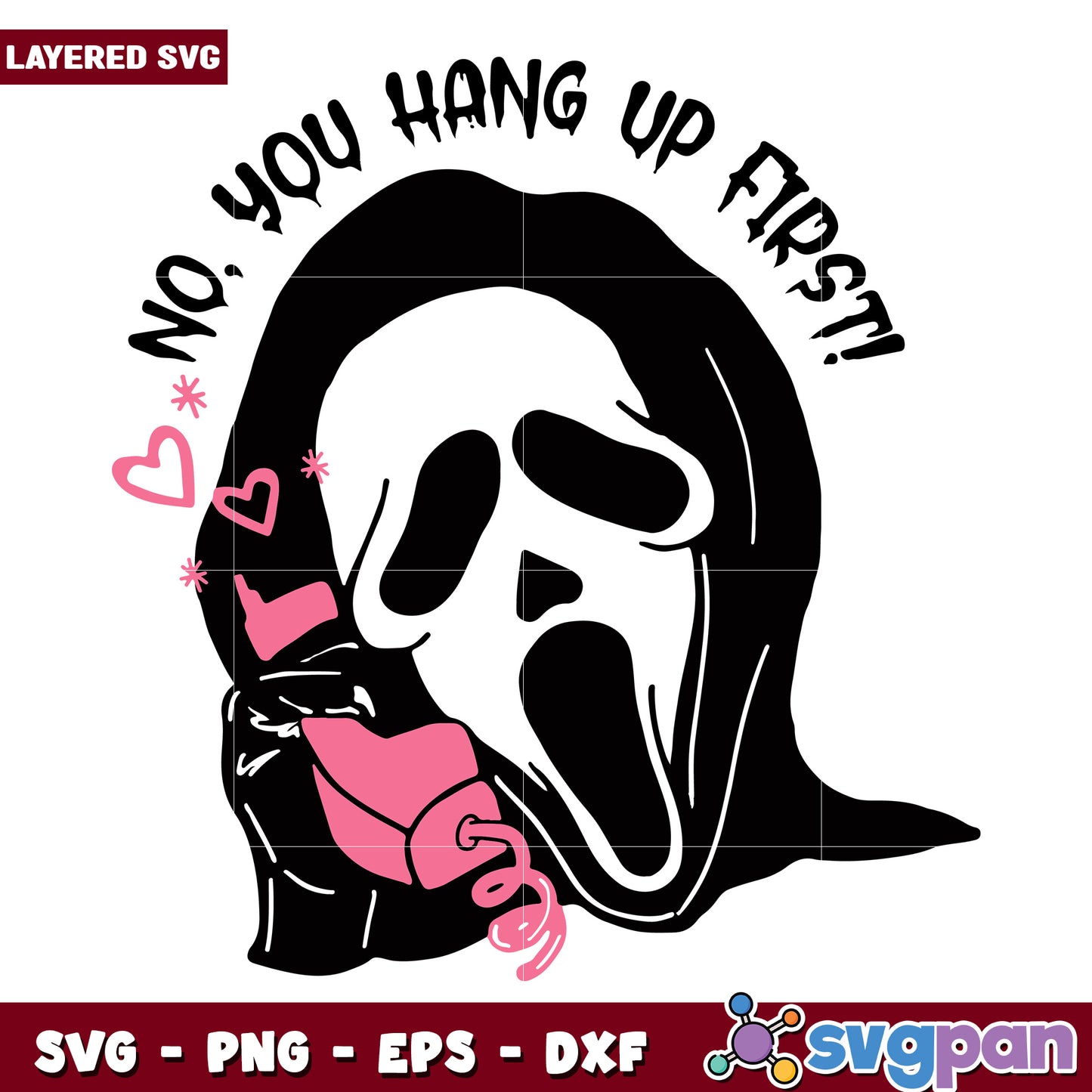 No you hang up first svg, halloween horror nights svg, spirit halloween svg