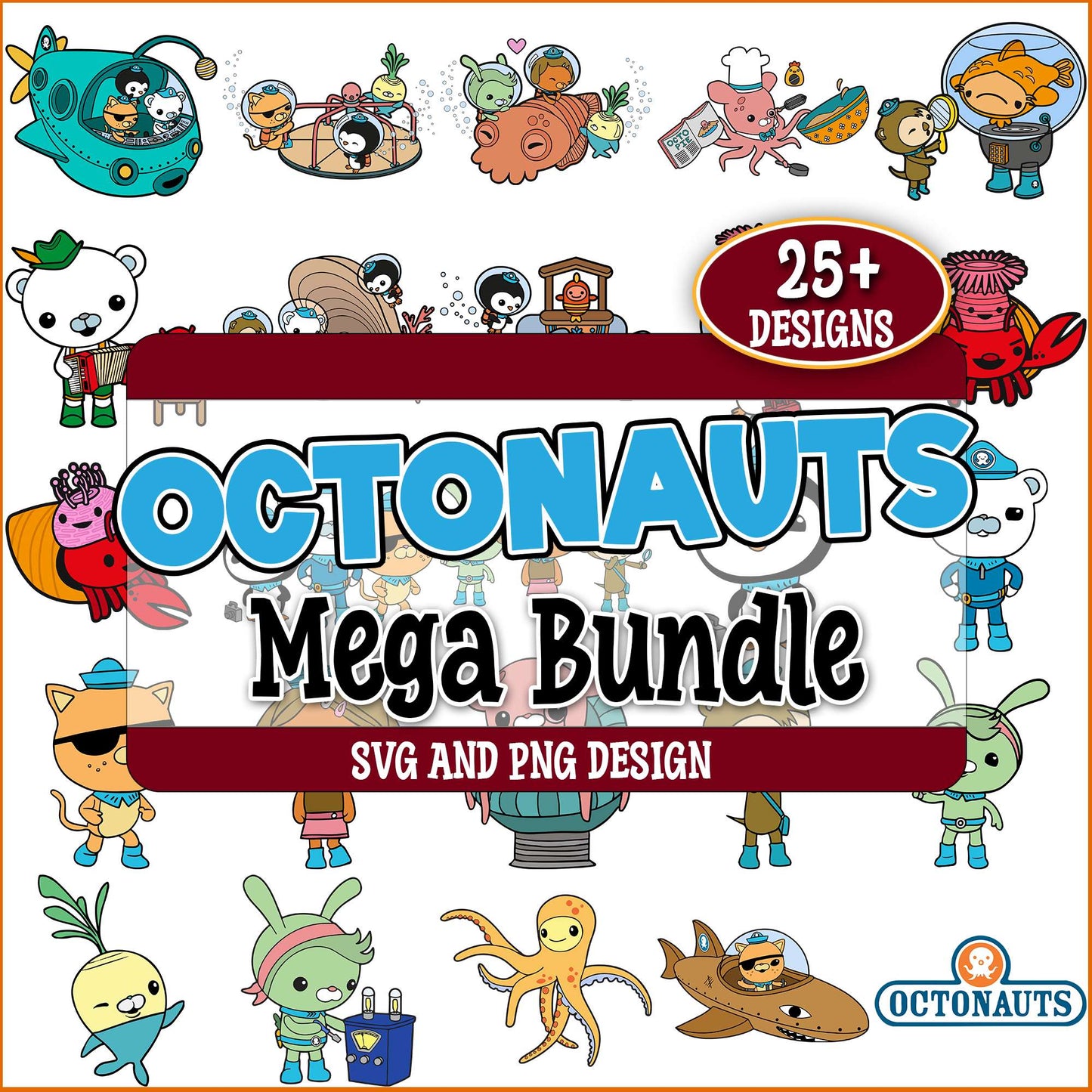 Octonauts design svg bundle