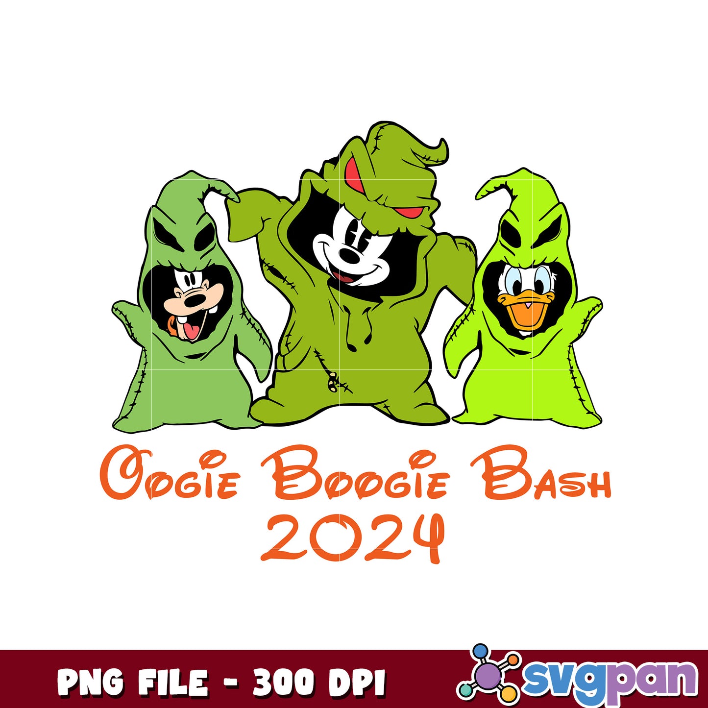 Oogie boogie bash 2024 png, halloween background png, halloween candy png