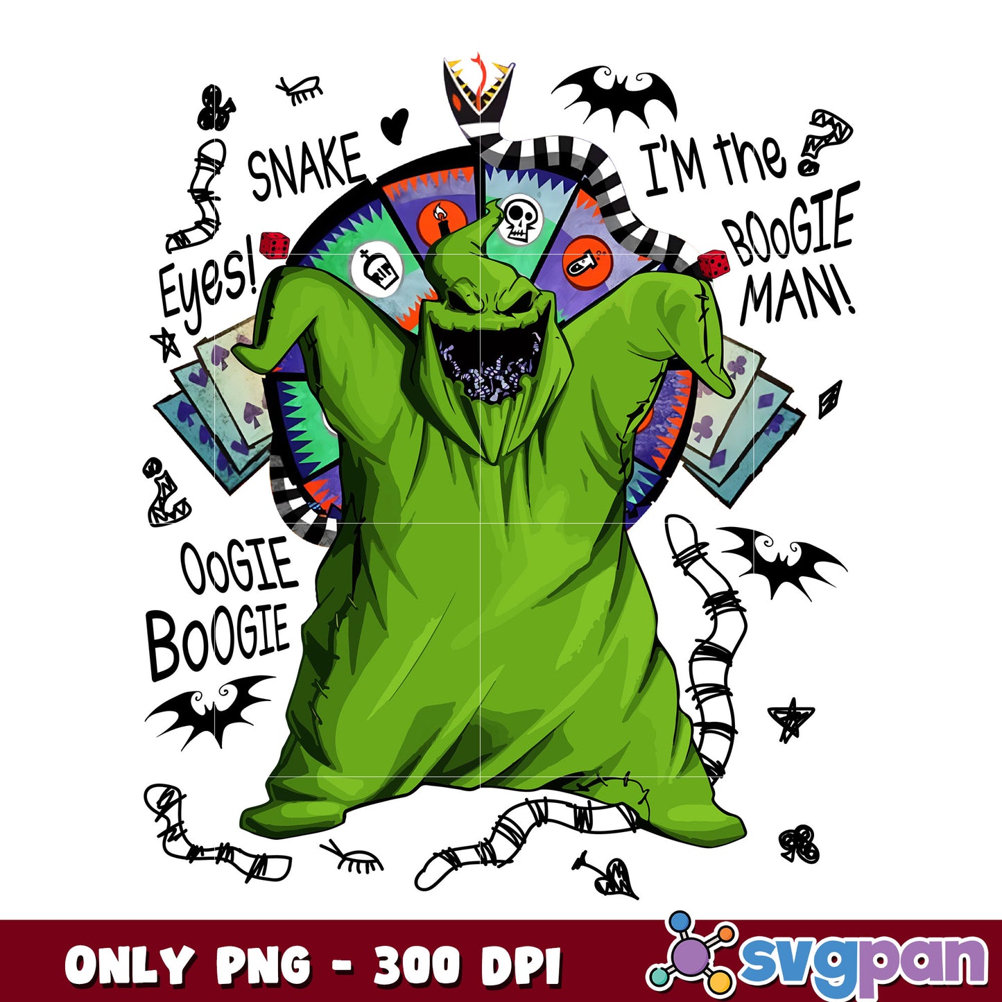 Oogie boogie horror png, halloween characters png, halloween png