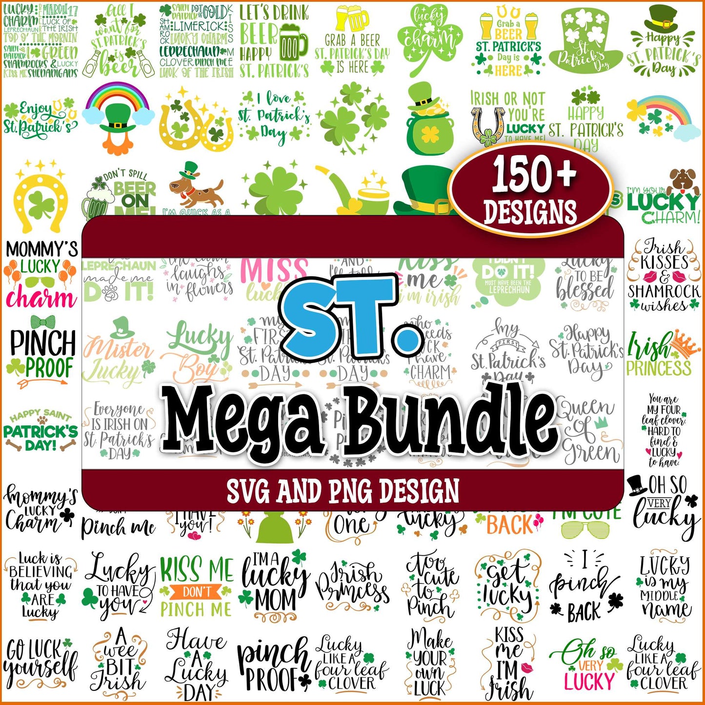 Patrick day quotes svg bundle
