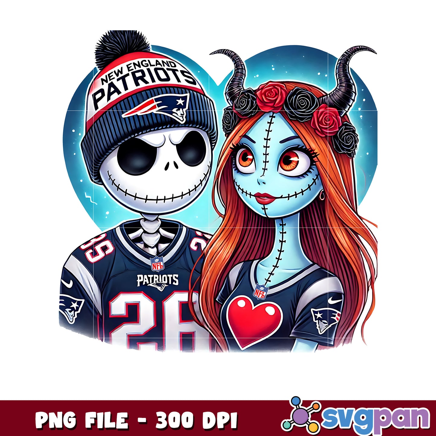Patriots jack skellington png, nfl jerseys png, nfl logo png