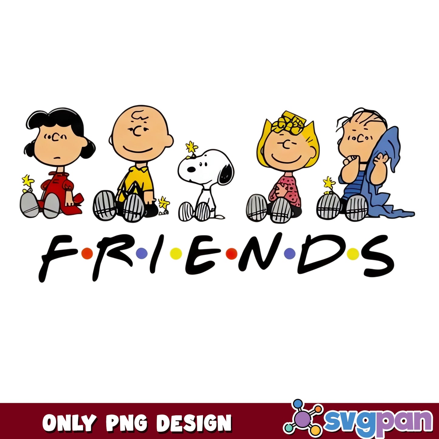 Peanuts Friends PNG, Snoopy Charlie Brown PNG, Lucy Linus PNG