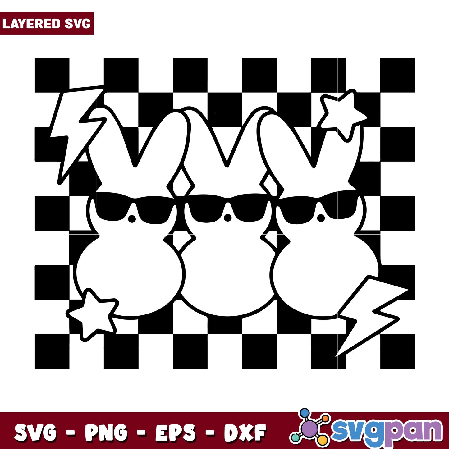 Peeps with sunglasses svg, funny peeps svg, funny memes svg