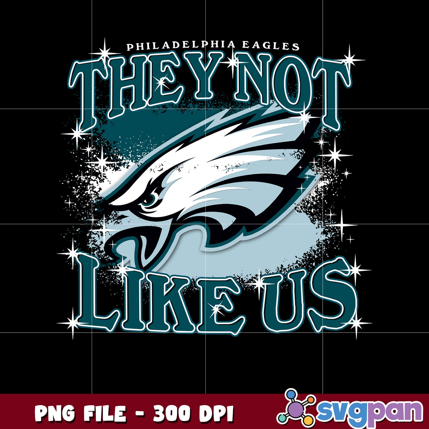 Phialadelphia eagles team logo they not like us png, nfl eagles png, nfl games png
