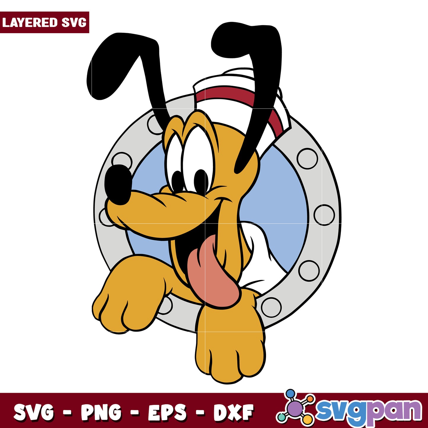 Pluto cruise member design svg, mickey mouse toys svg, disney svg