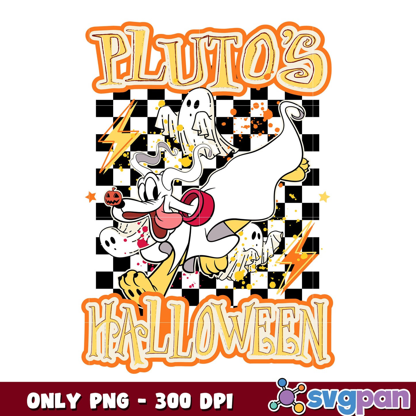 Pluto dog ghost halloween png, pluto disney png, mickey pluto png