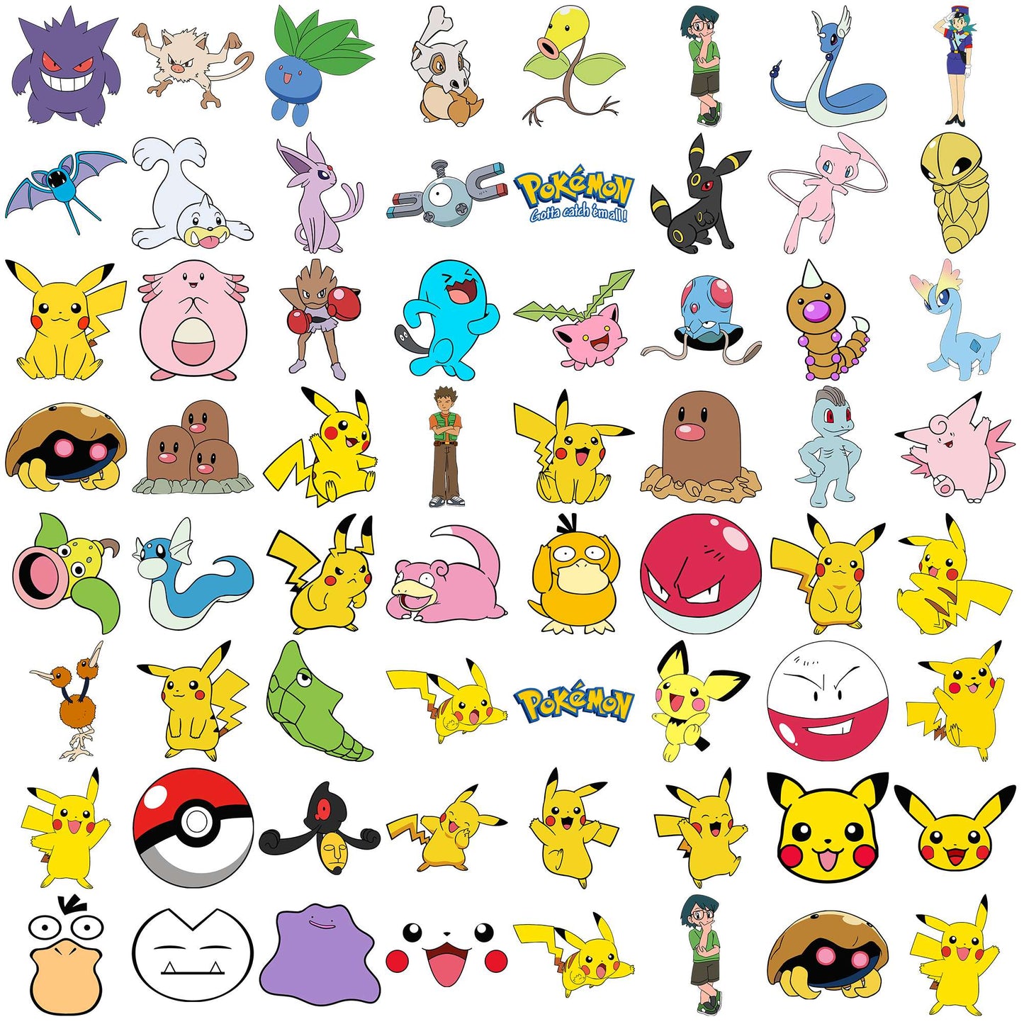 Pokemon collection svg bundle, legendary pokemon svg, pokemon types svg