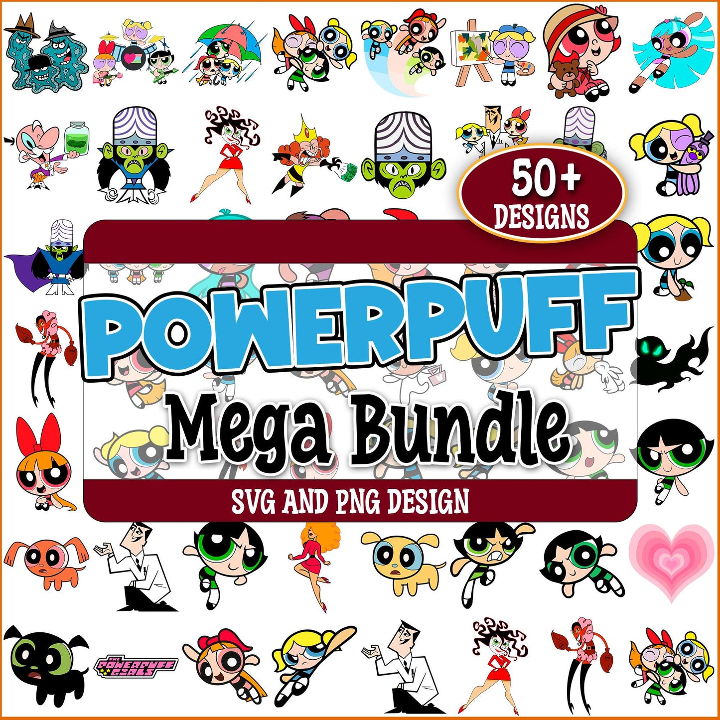 Powerpuff girls svg bundle