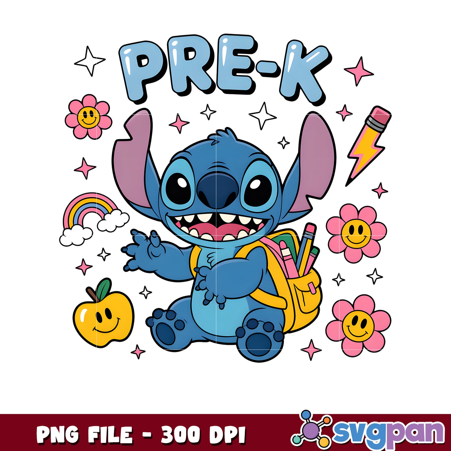 Pre-k stitch png