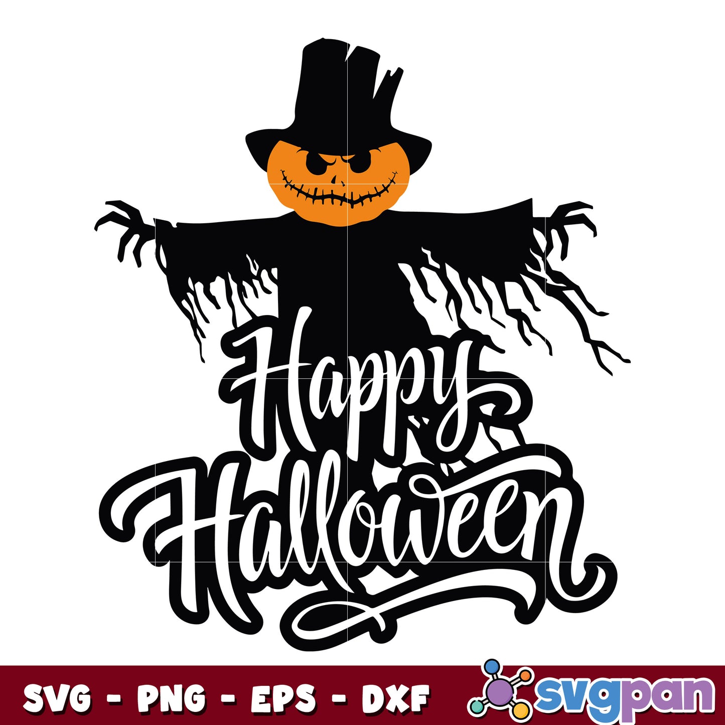 Pumpkin Skull Halloween svg