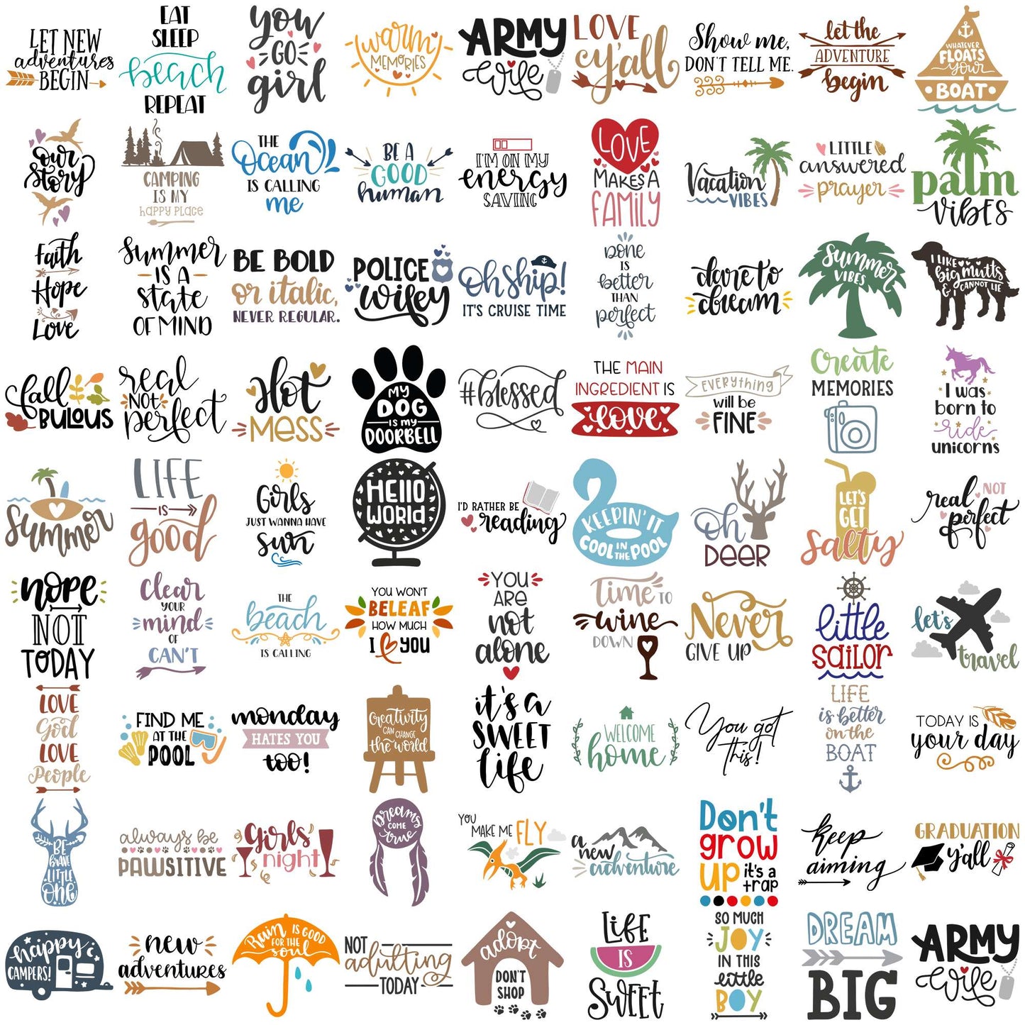 Quotes collection svg bundle, motivational quotes svg, quote of the day svg